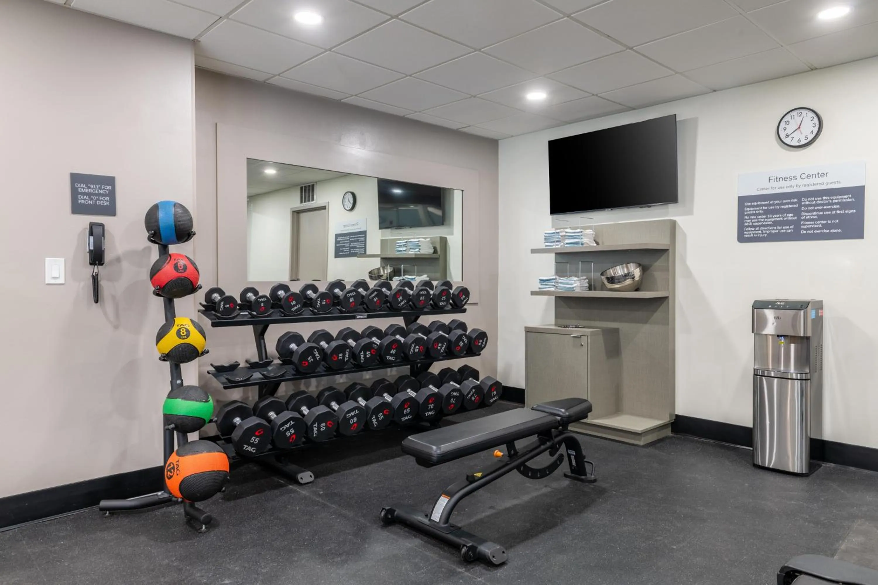 Fitness centre/facilities in Hilton Garden Inn Portland Airport