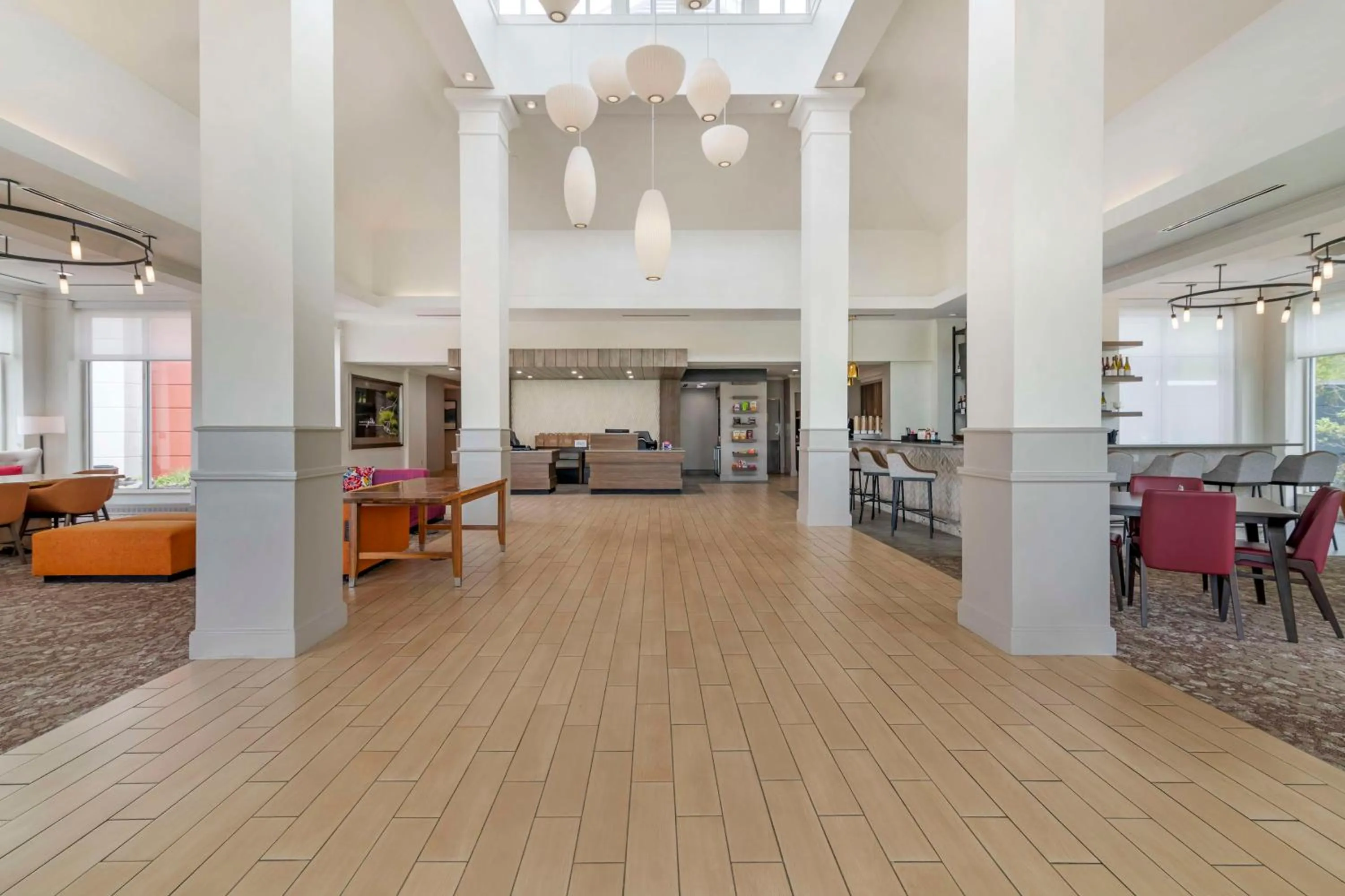 Lobby or reception in Hilton Garden Inn Portland Airport