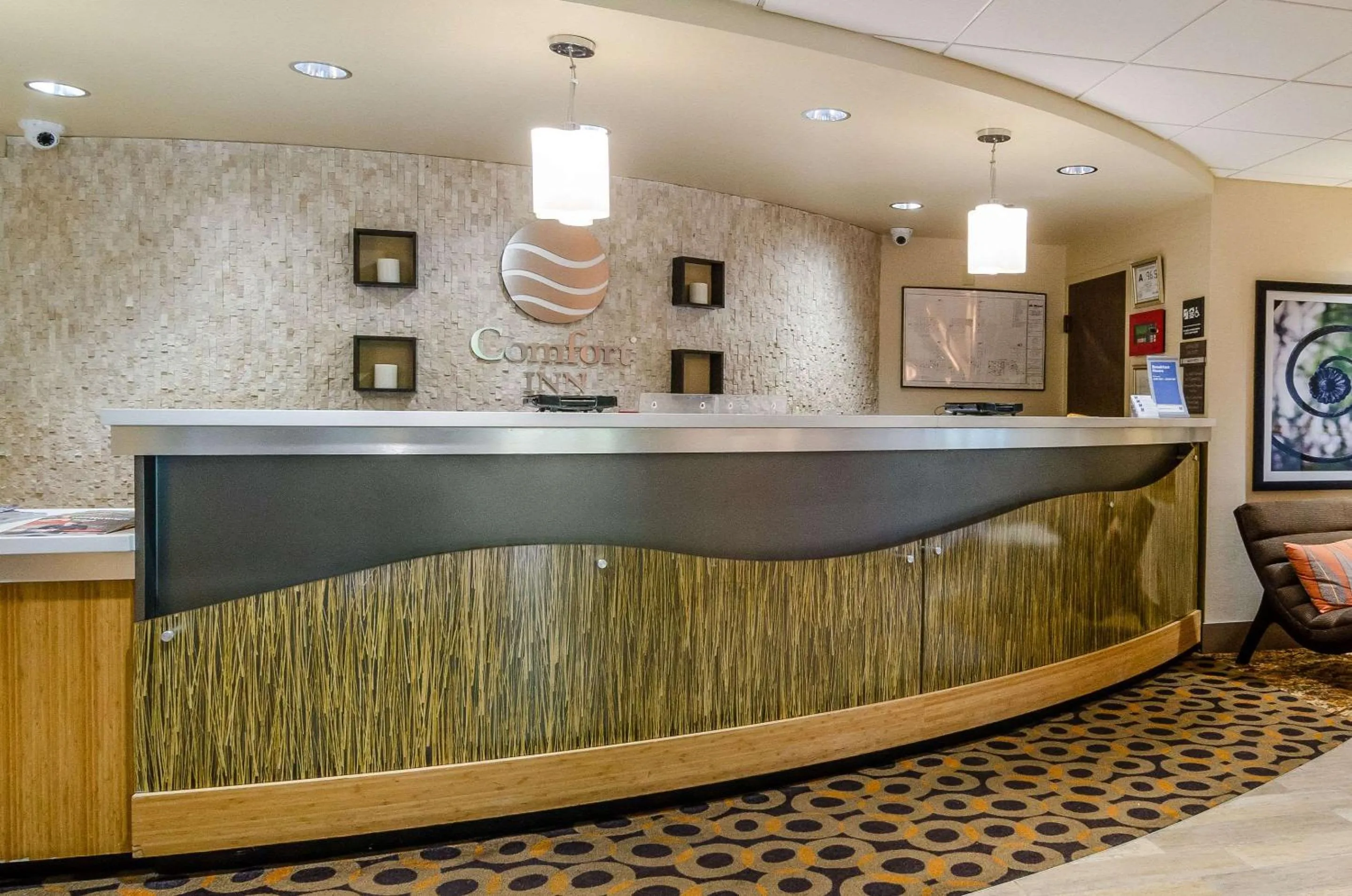 Lobby or reception in Comfort Inn Raleigh Midtown