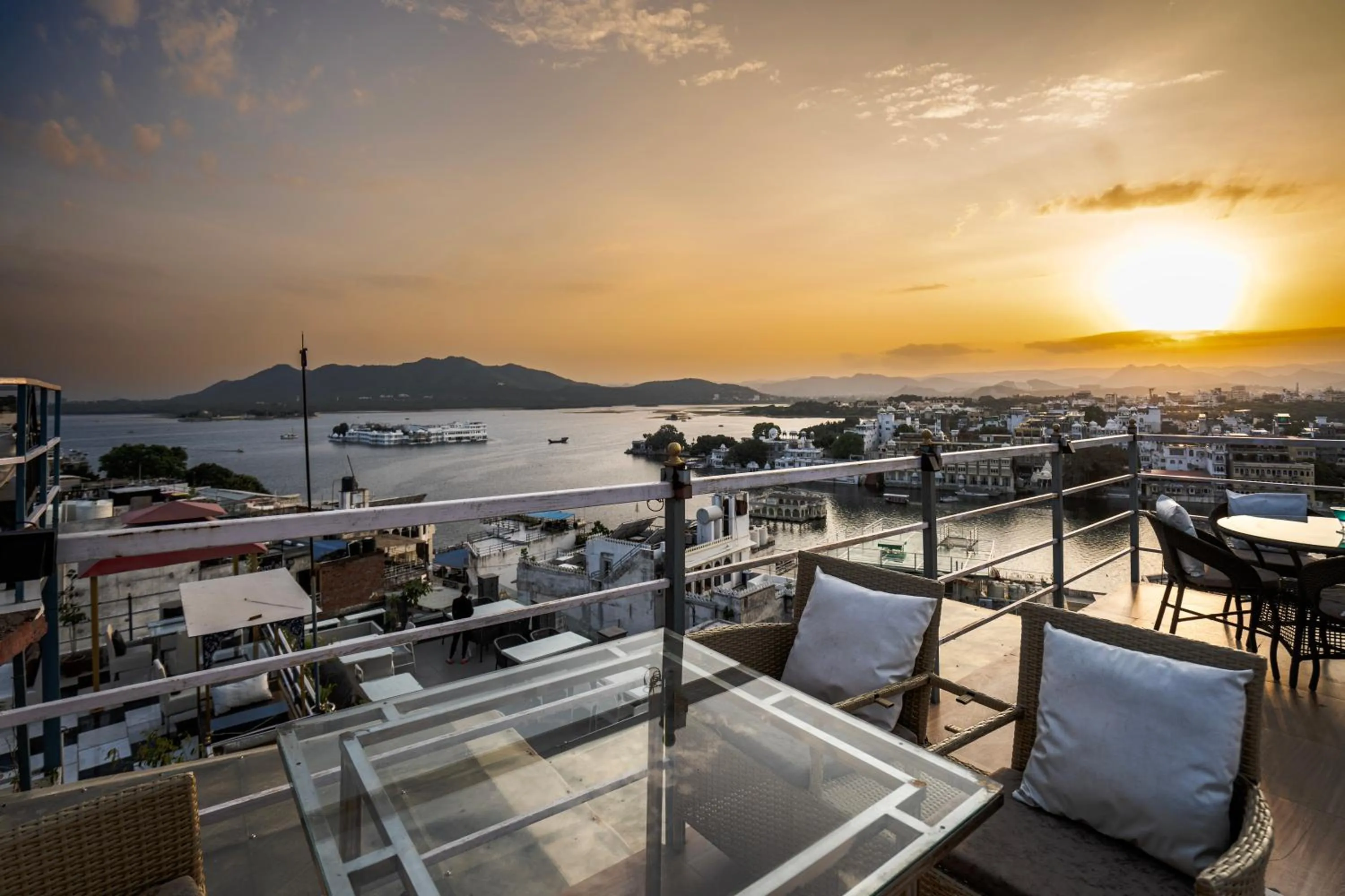 View (from property/room) in The Lake View Hotel- On Lake Pichola