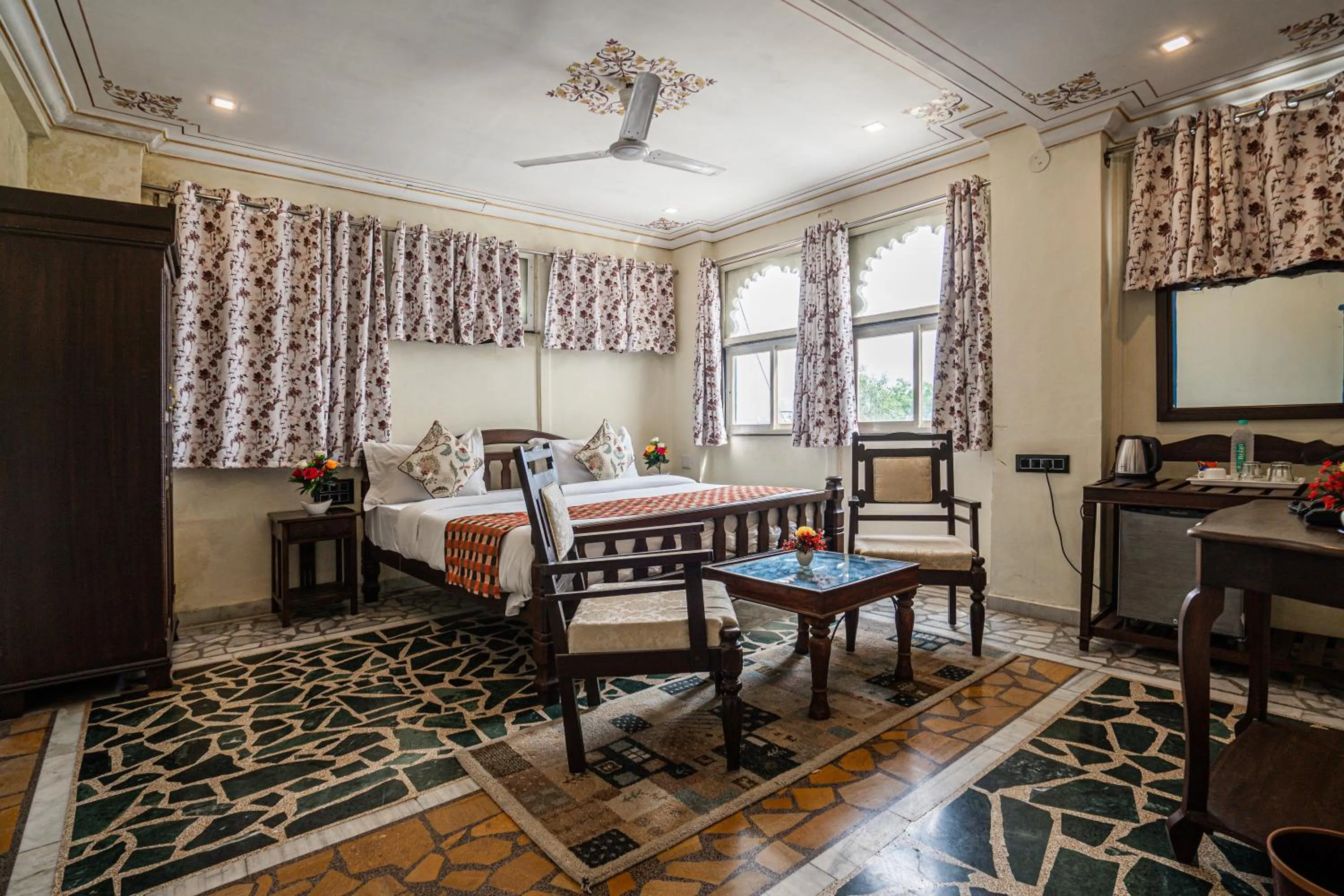 Bedroom in The Lake View Hotel- On Lake Pichola