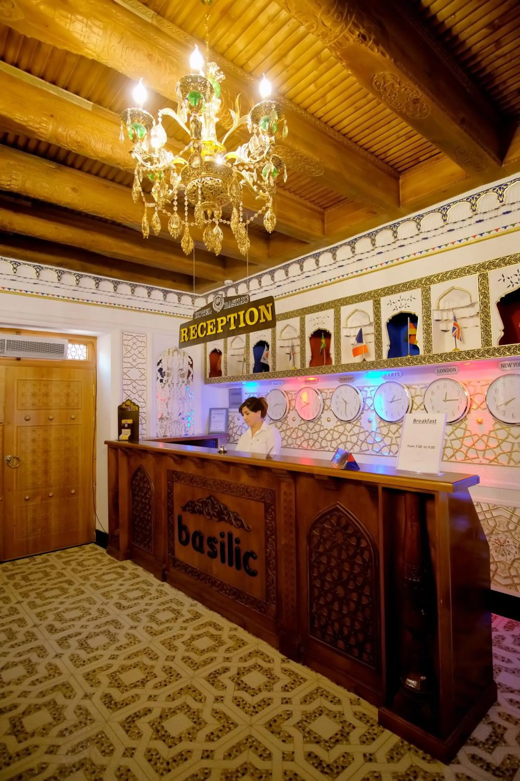 Lobby or reception in Basilic Boutique Hotel