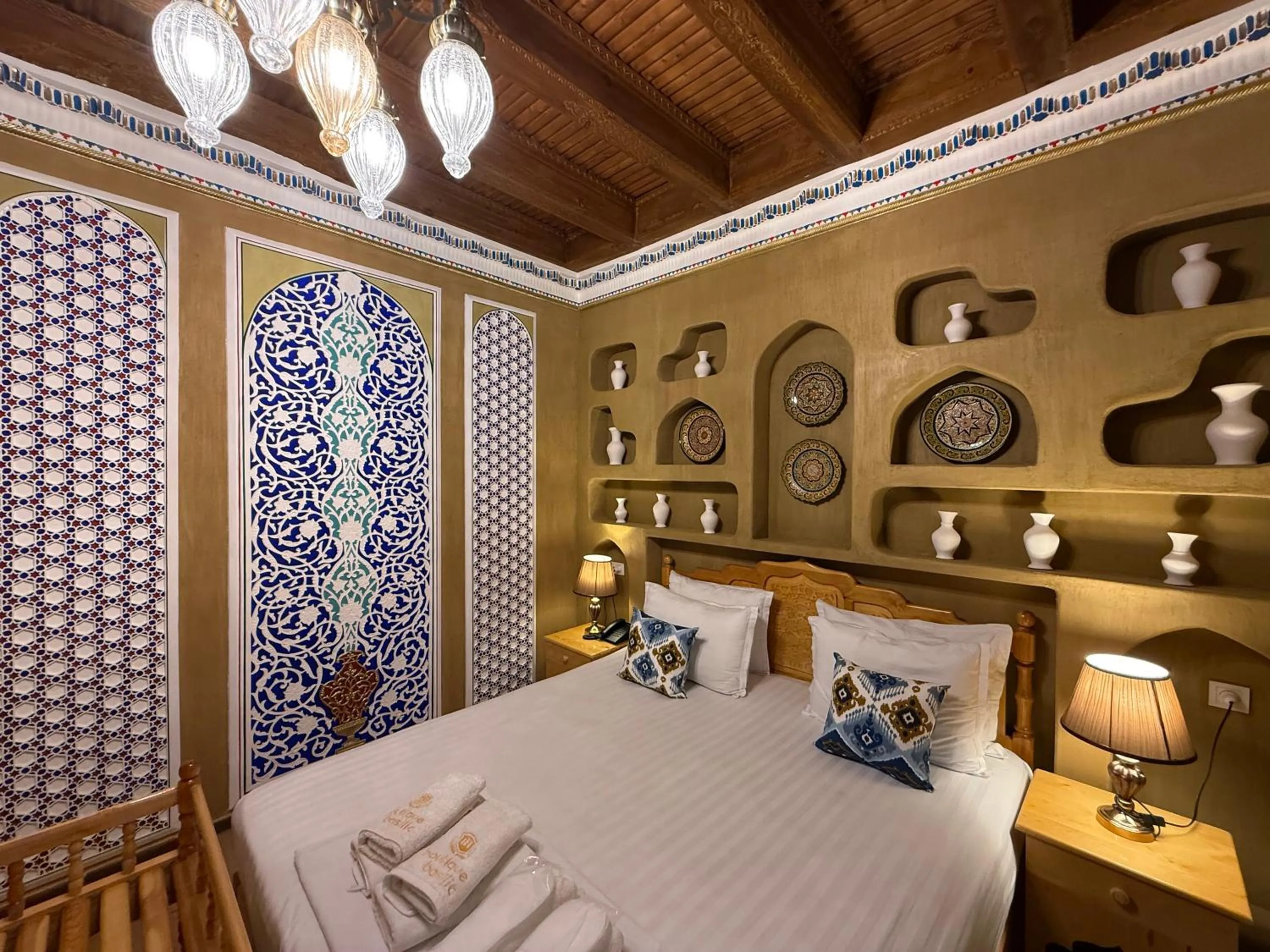 Bed in Basilic Boutique Hotel