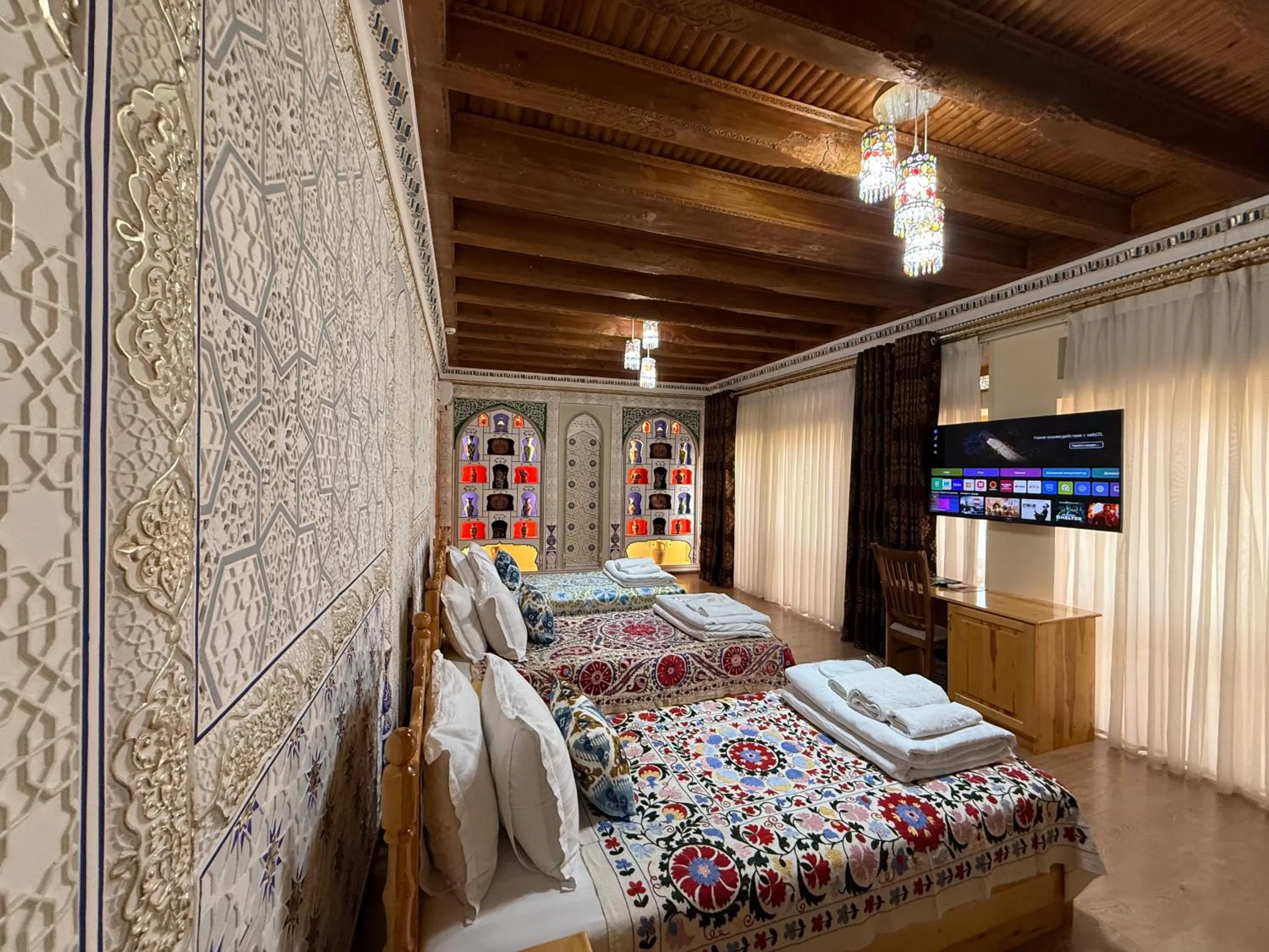 Bed in Basilic Boutique Hotel