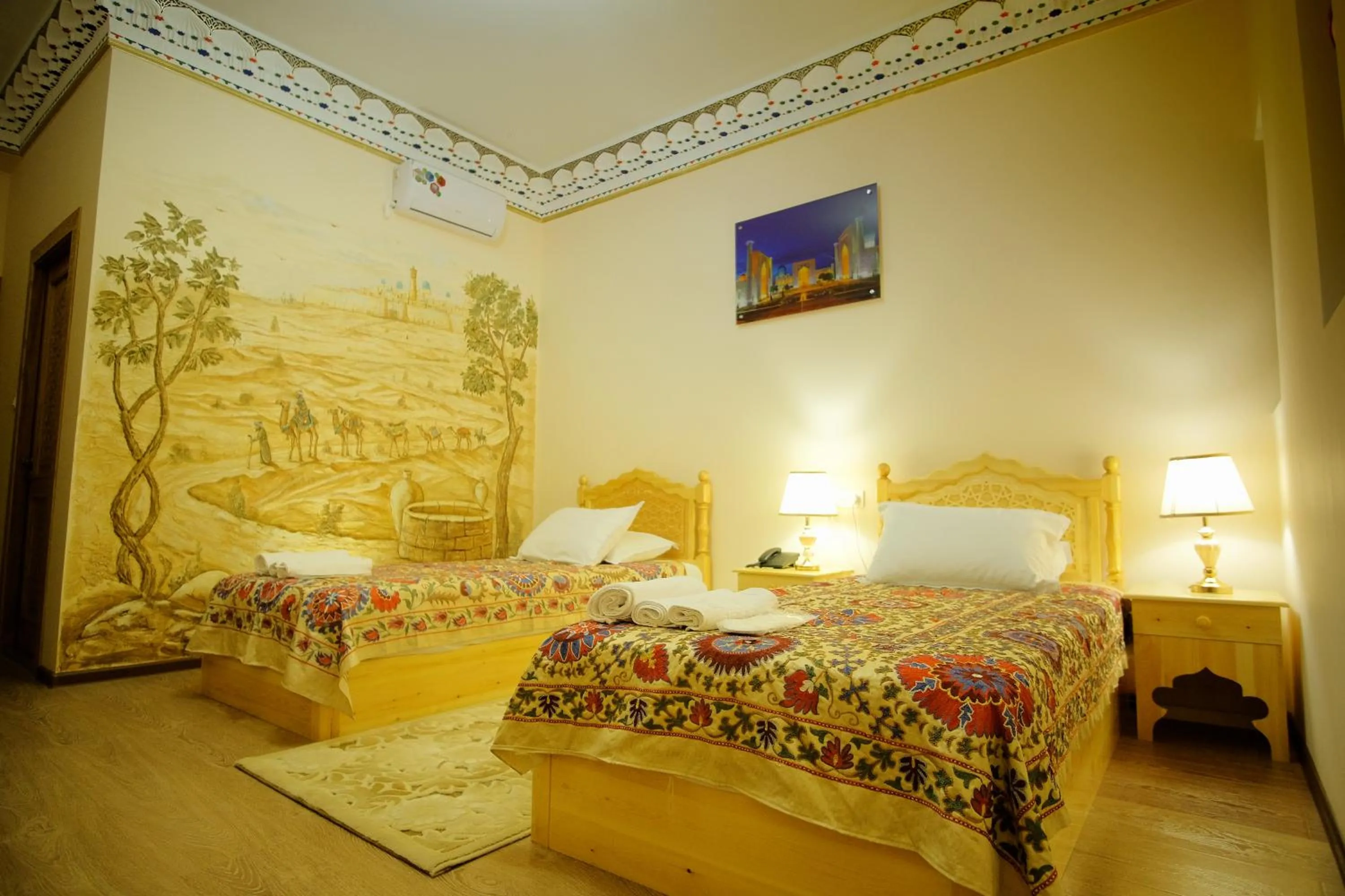 Bed in Basilic Boutique Hotel
