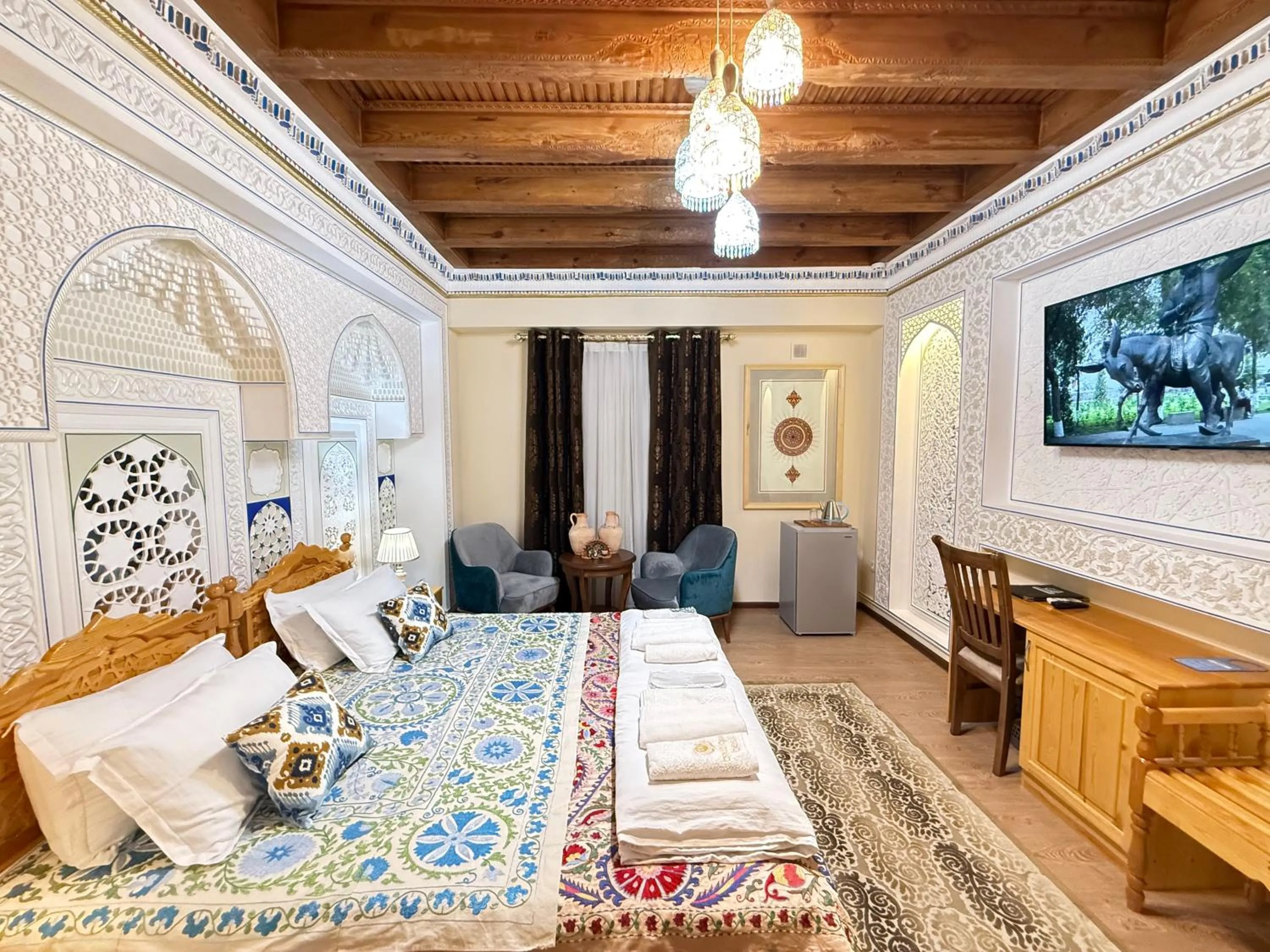 Bed in Basilic Boutique Hotel