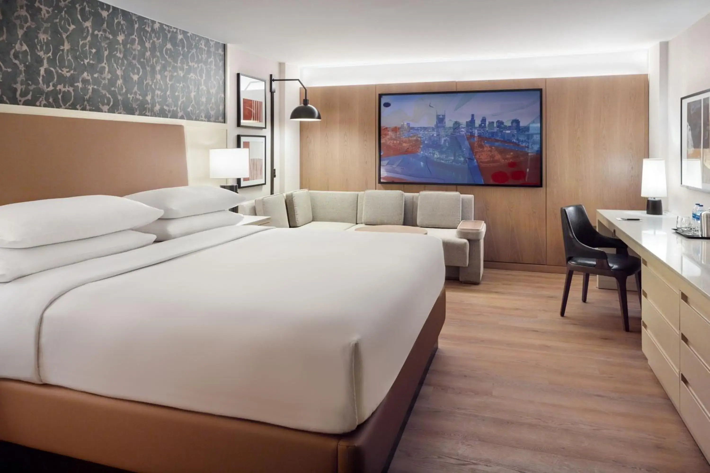 Guest Room, 1 King in Sheraton Grand Nashville Downtown Guest Room, 1 King in Sheraton Grand Nashville Downtown