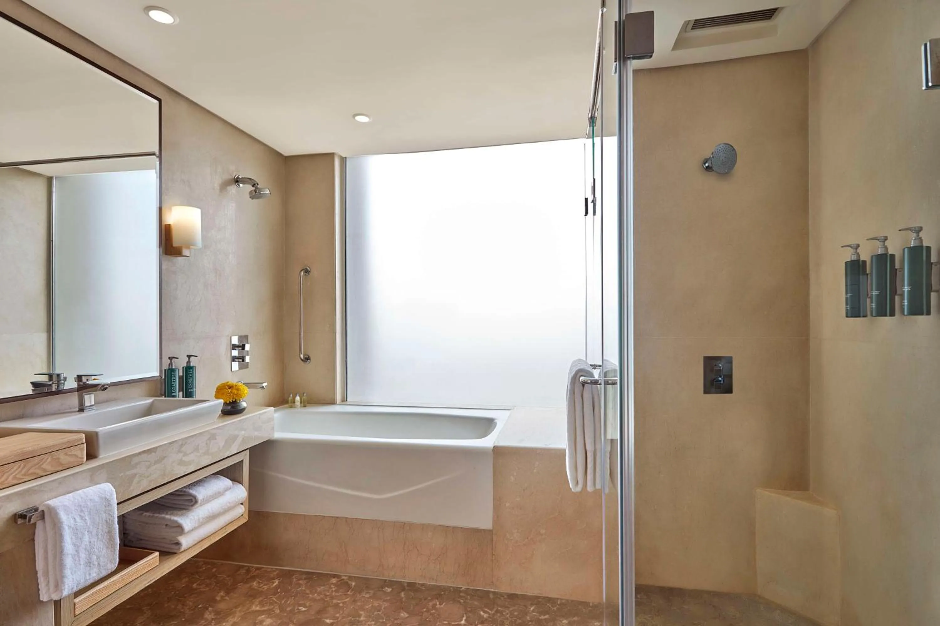 Bathroom in DoubleTree by Hilton Gurugram Baani Square