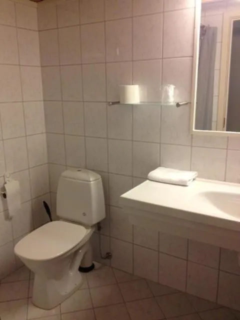 Toilet in Hotel Svartisen