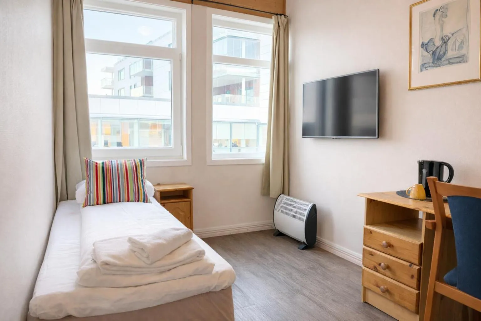 Bed in Hotel Svartisen