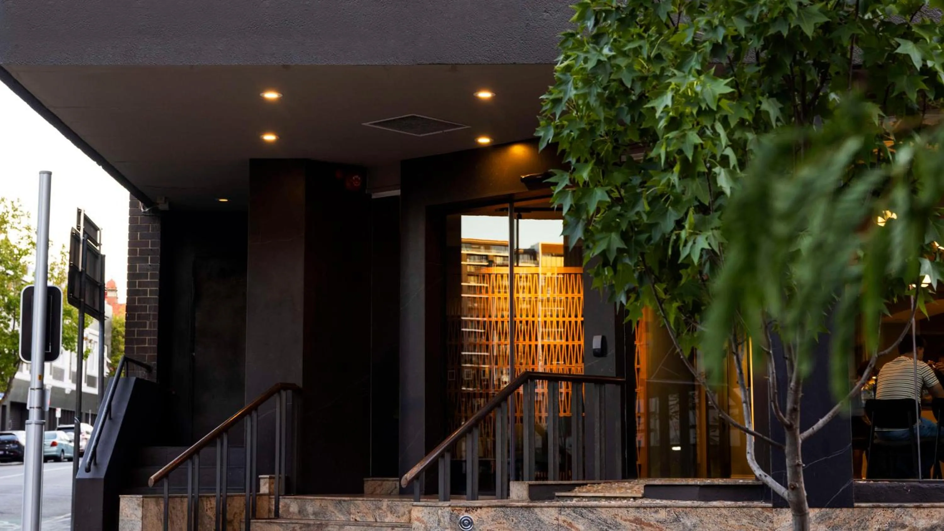 Property building in Pensione Hotel Perth