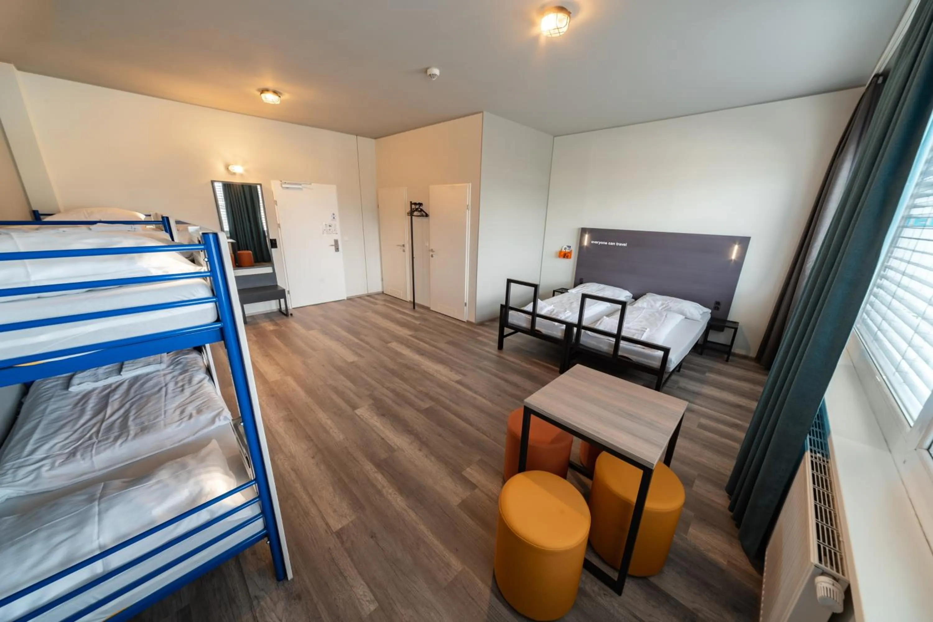 Bedroom, Bed in a&o Graz Hauptbahnhof