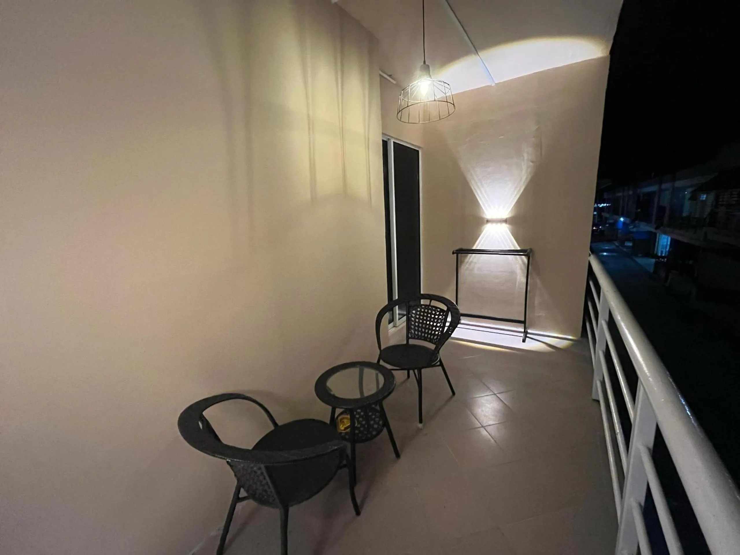 Seating area in Halo Hotel