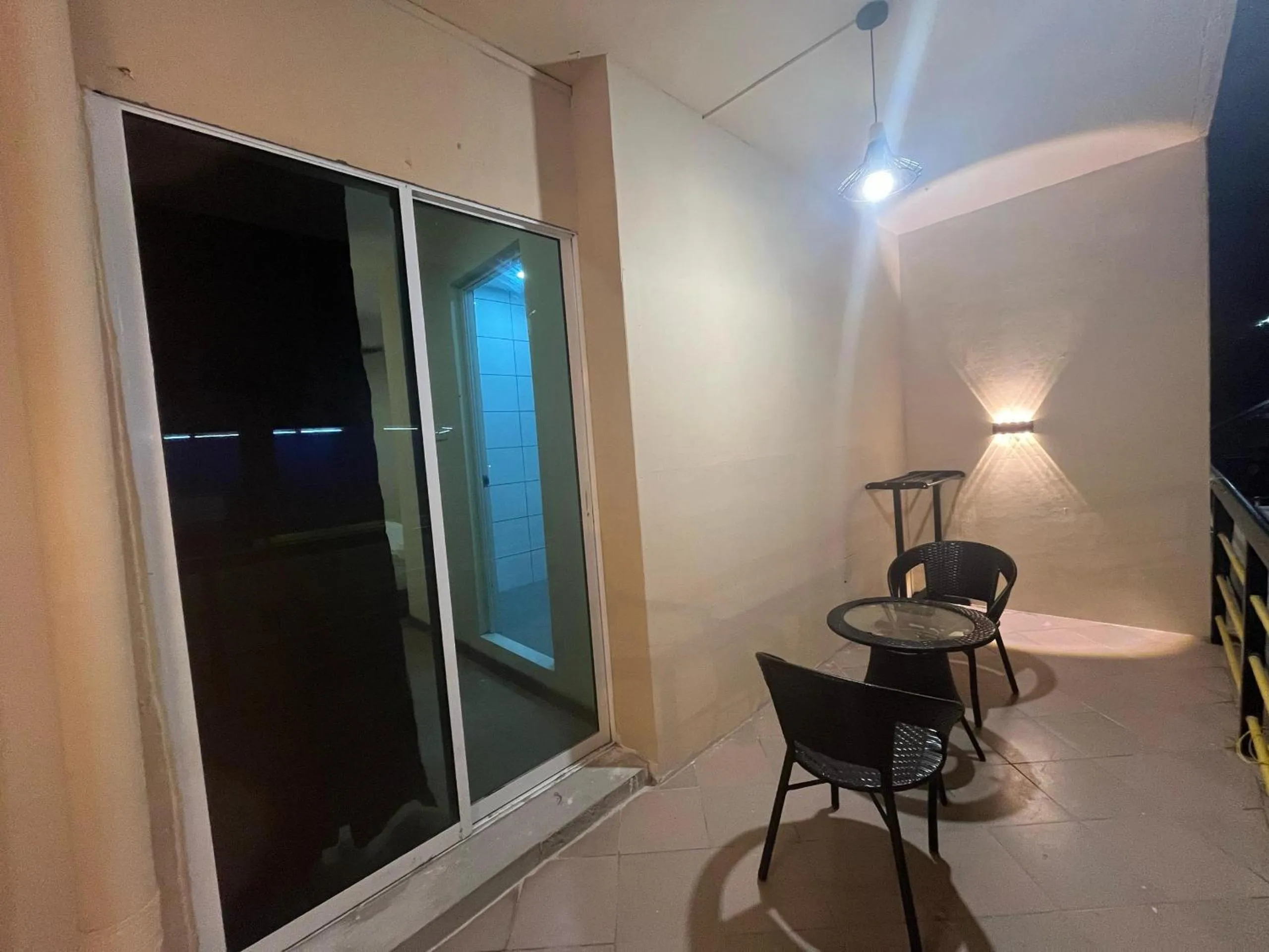 Seating area in Halo Hotel