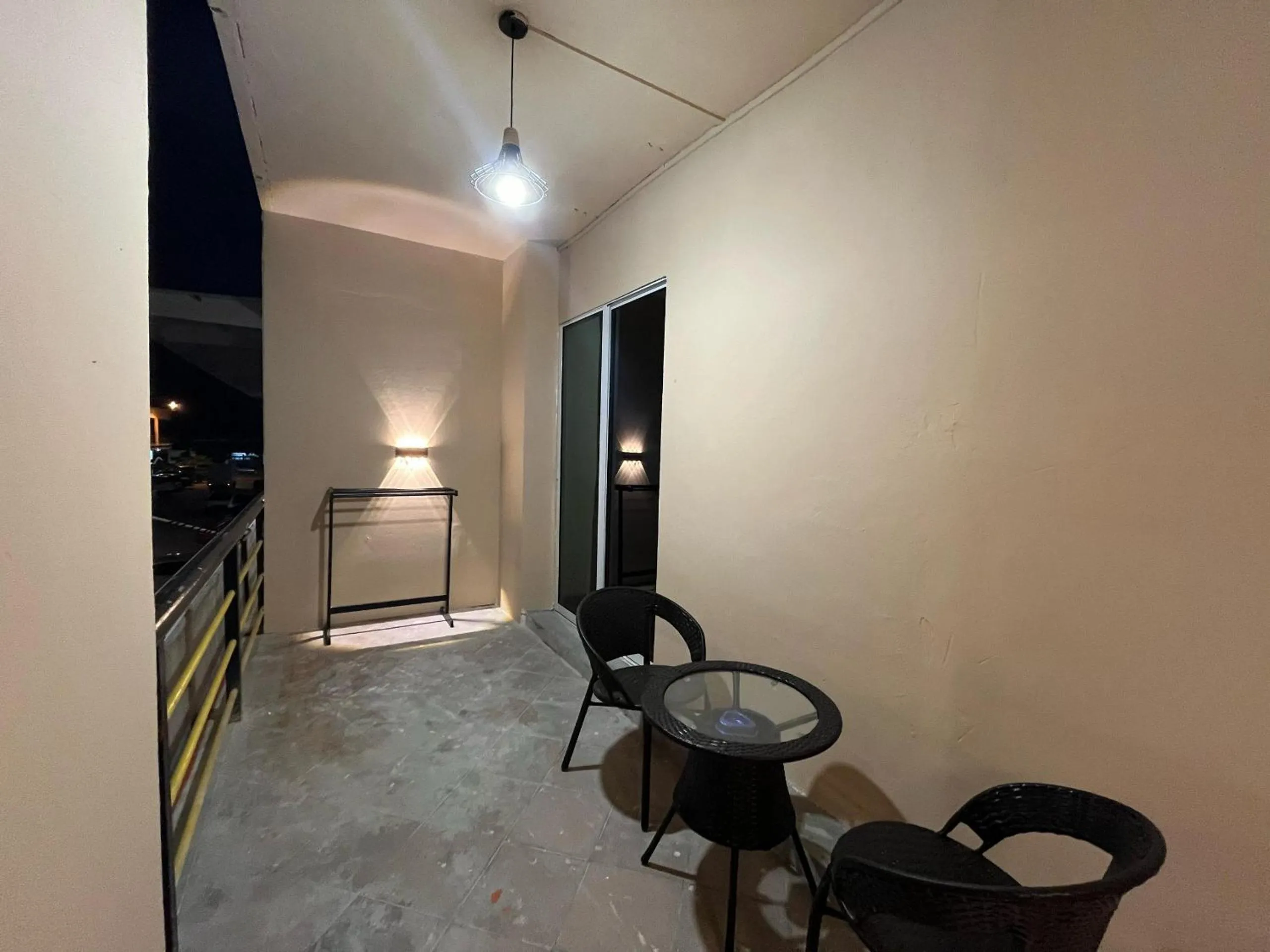 Seating area in Halo Hotel