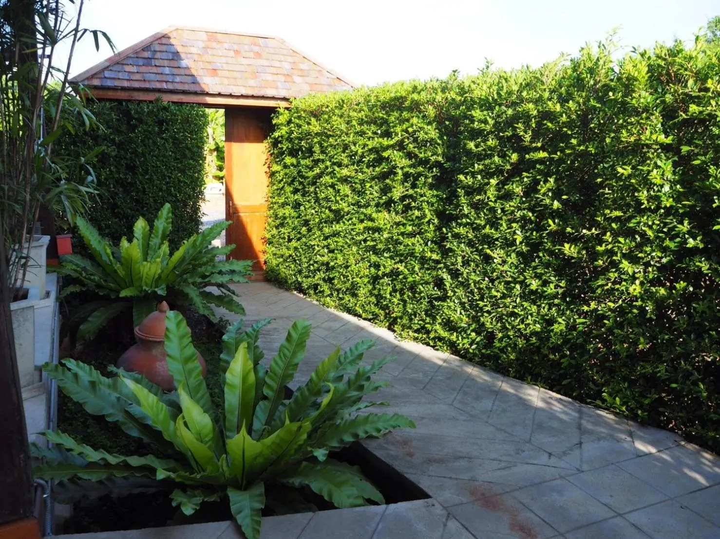 Facade/entrance in BaanSuk Sukhothai Resort
