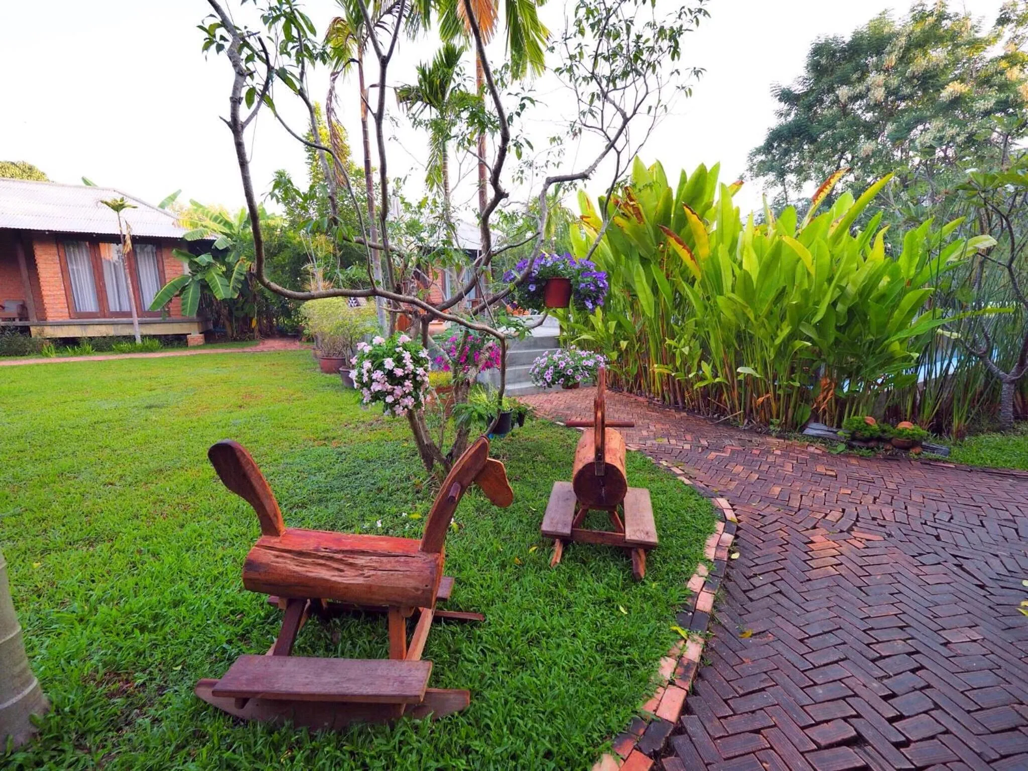 Patio in BaanSuk Sukhothai Resort