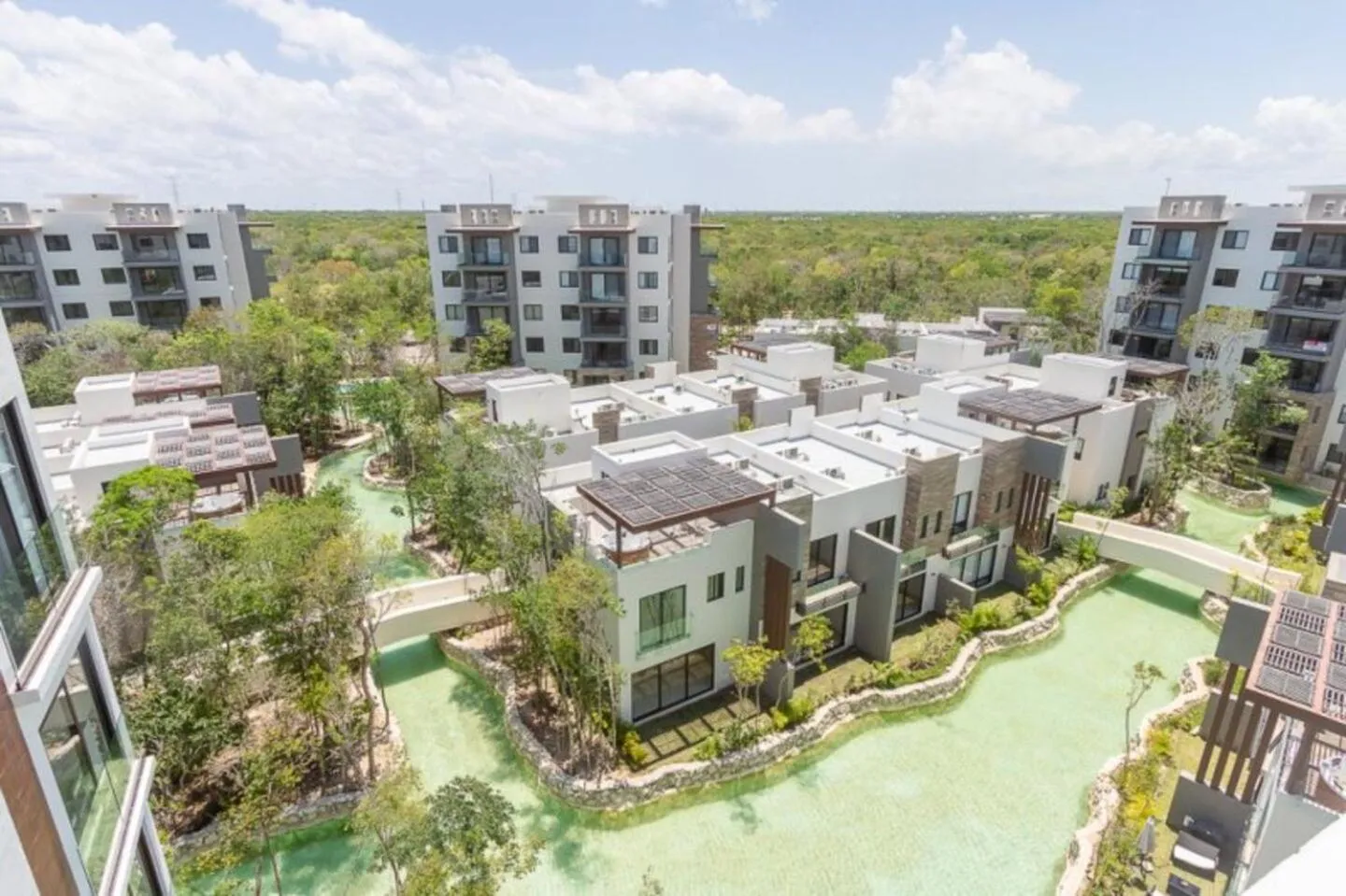 Bird's eye view in Ciudad Mayakoba Homes by Vimex