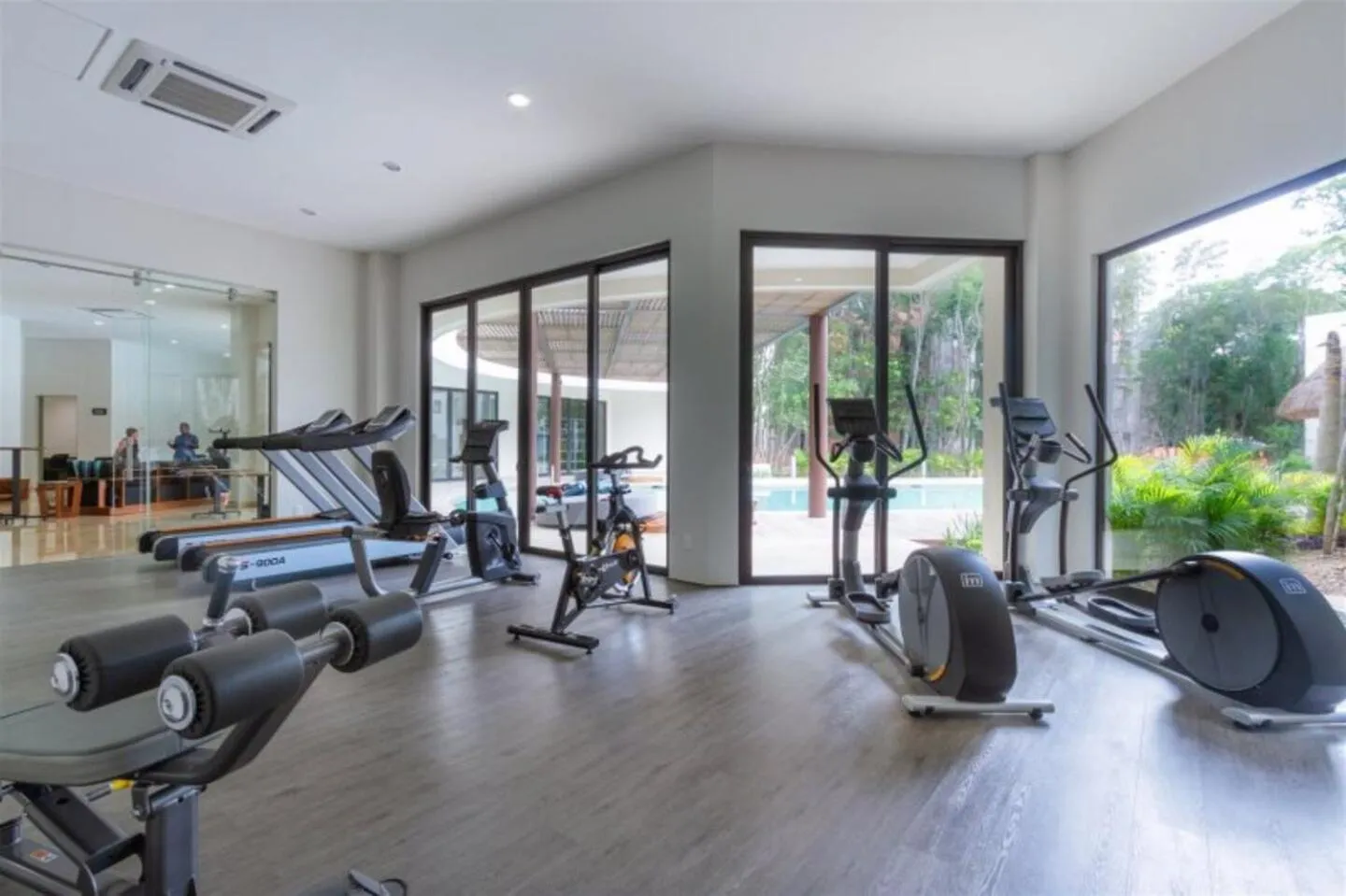 Fitness centre/facilities in Ciudad Mayakoba Homes by Vimex