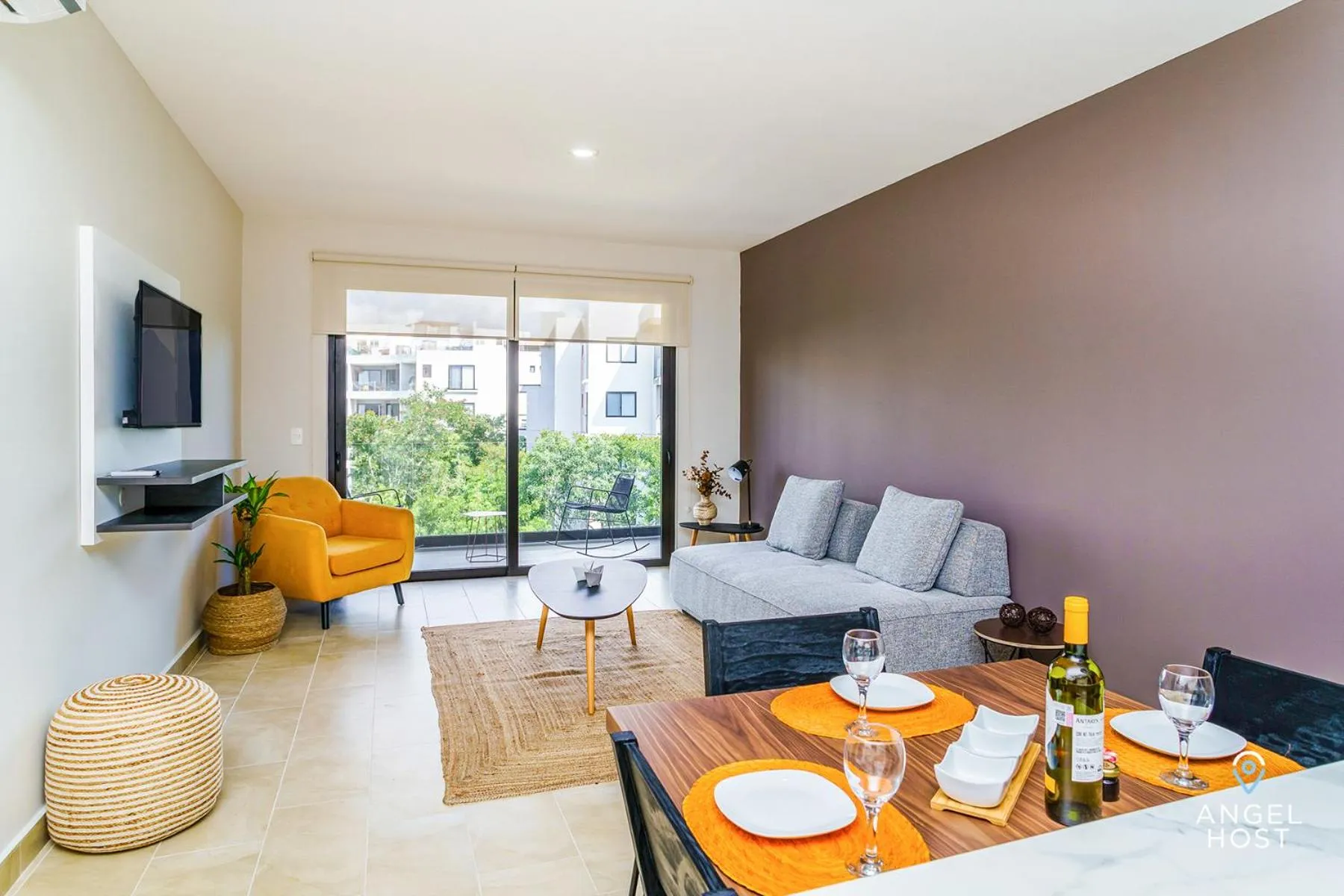 Living room in Ciudad Mayakoba Homes by Vimex