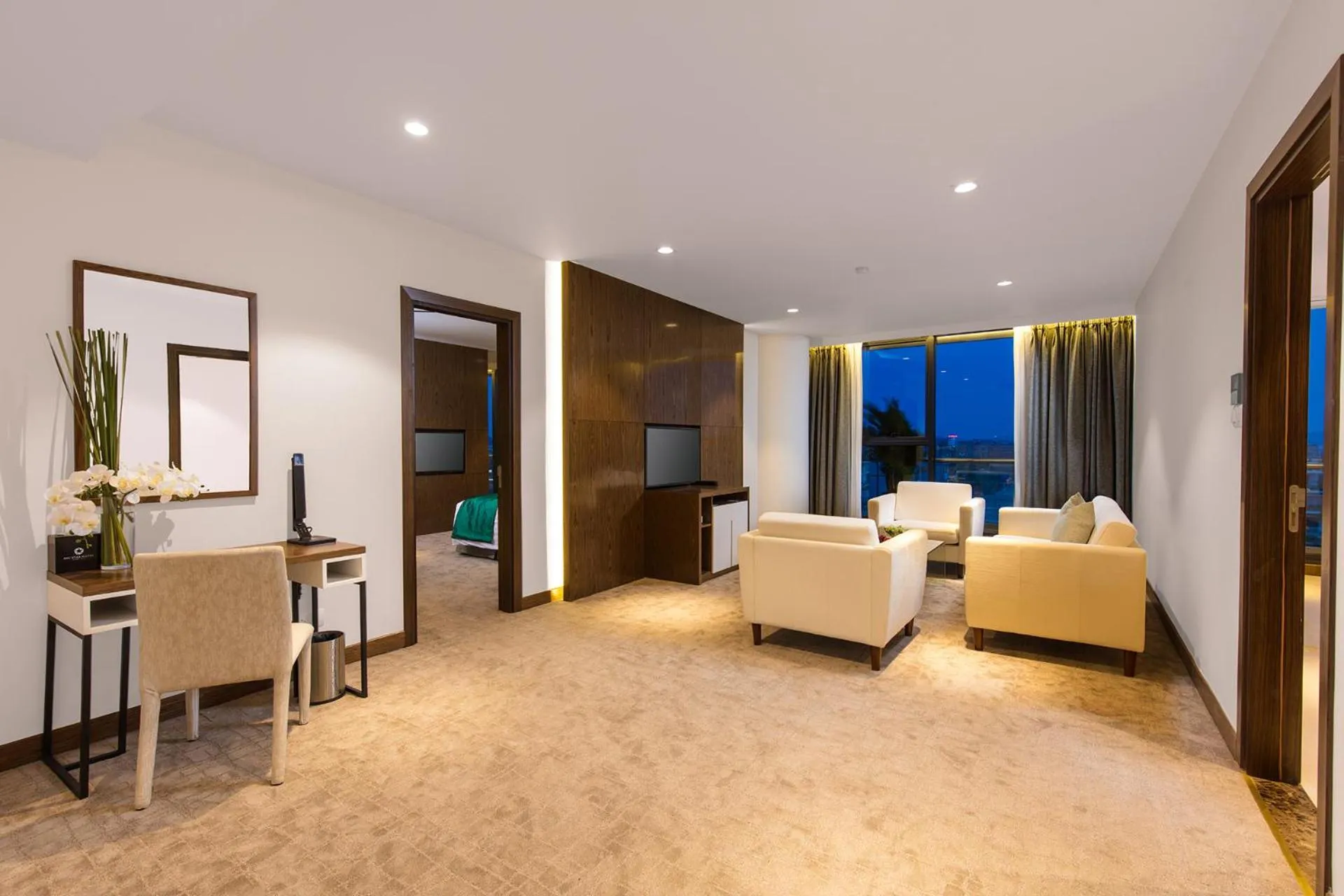Living room, Bed in DIC Star Hotels & Resorts Vinh Phuc