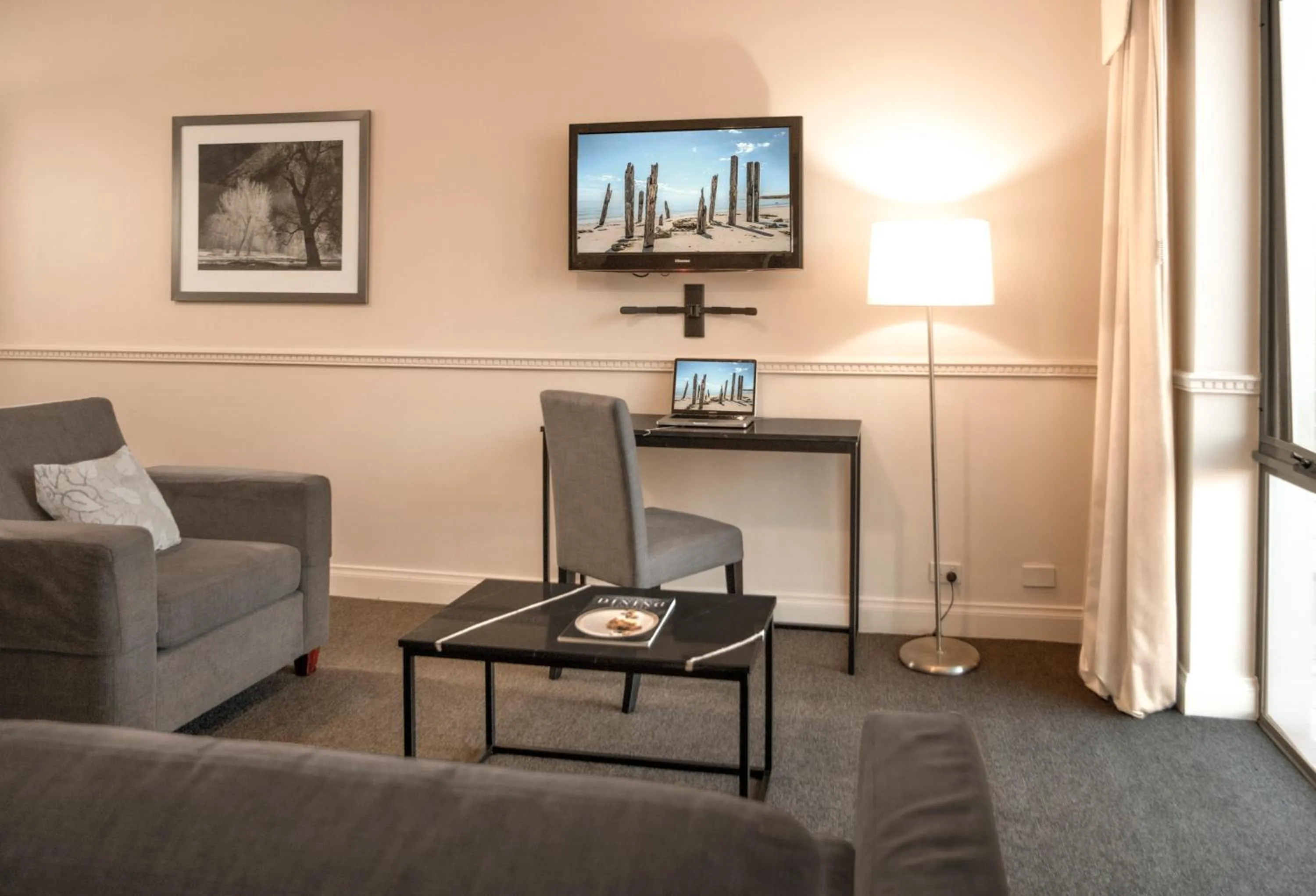 Living room in Majestic Tynte Street Apartments
