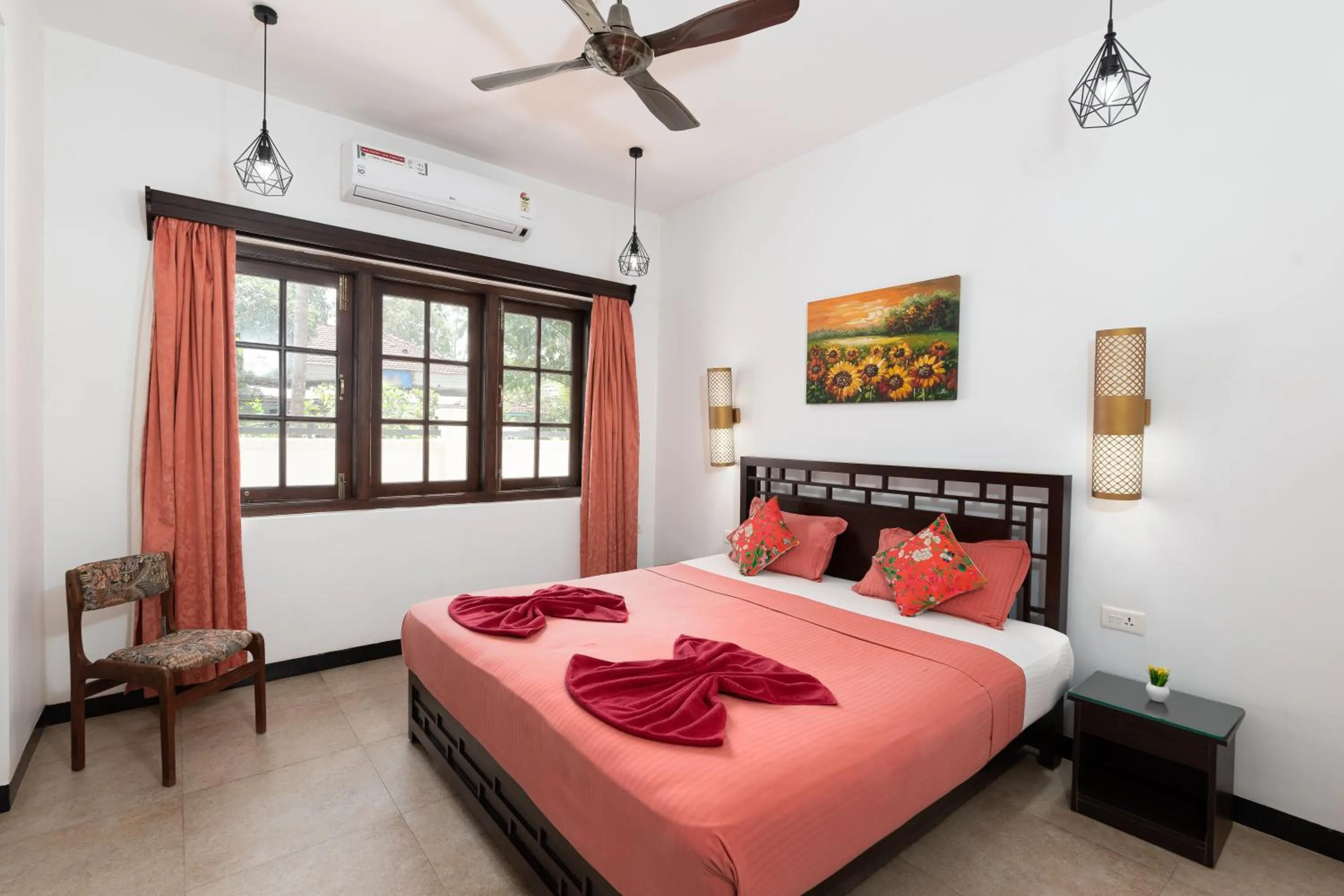 Bedroom, Bed in Villa Calangute Phase 12