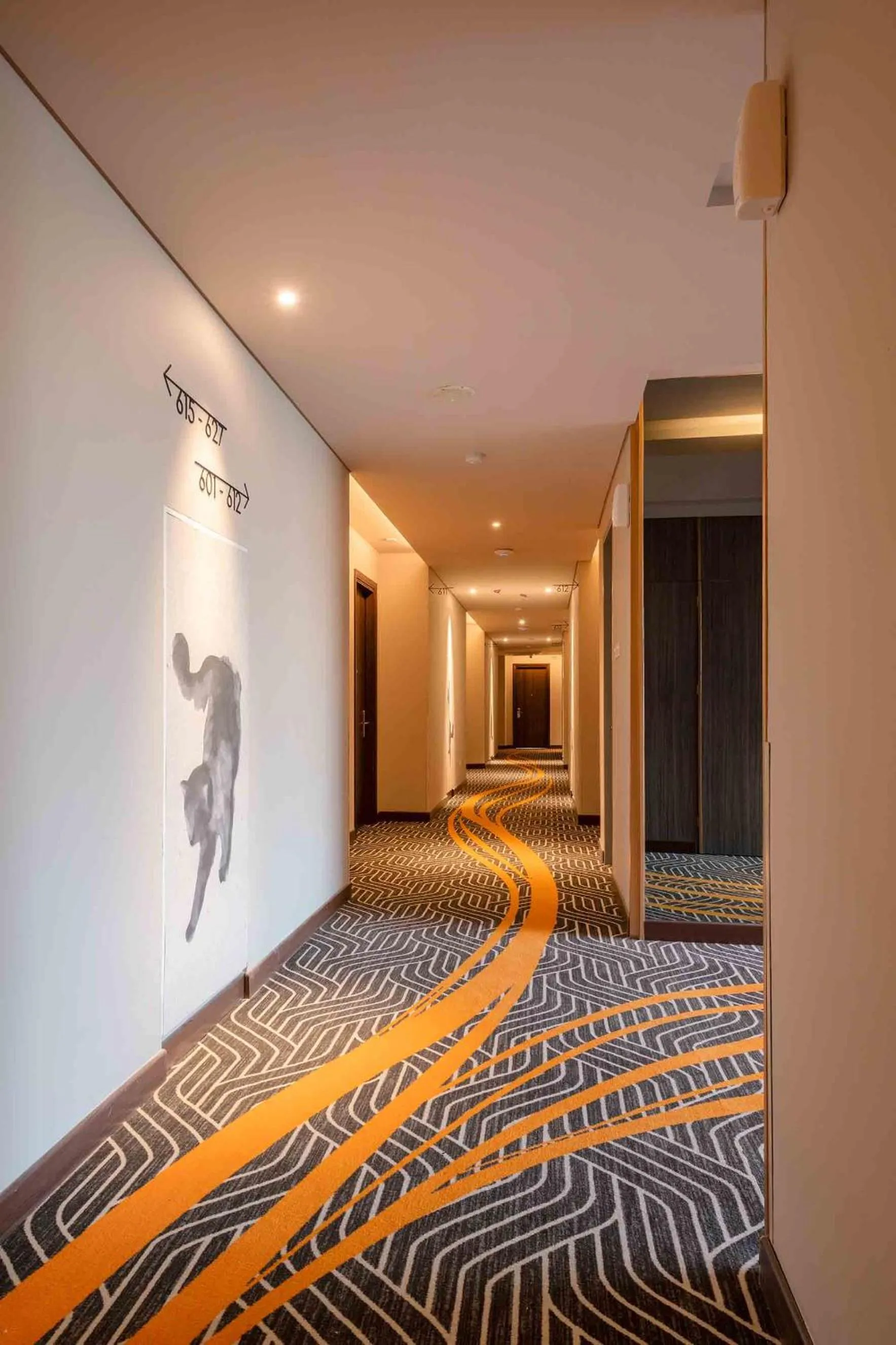 Decorative detail in Luminor Hotel Jakarta Kota By WH