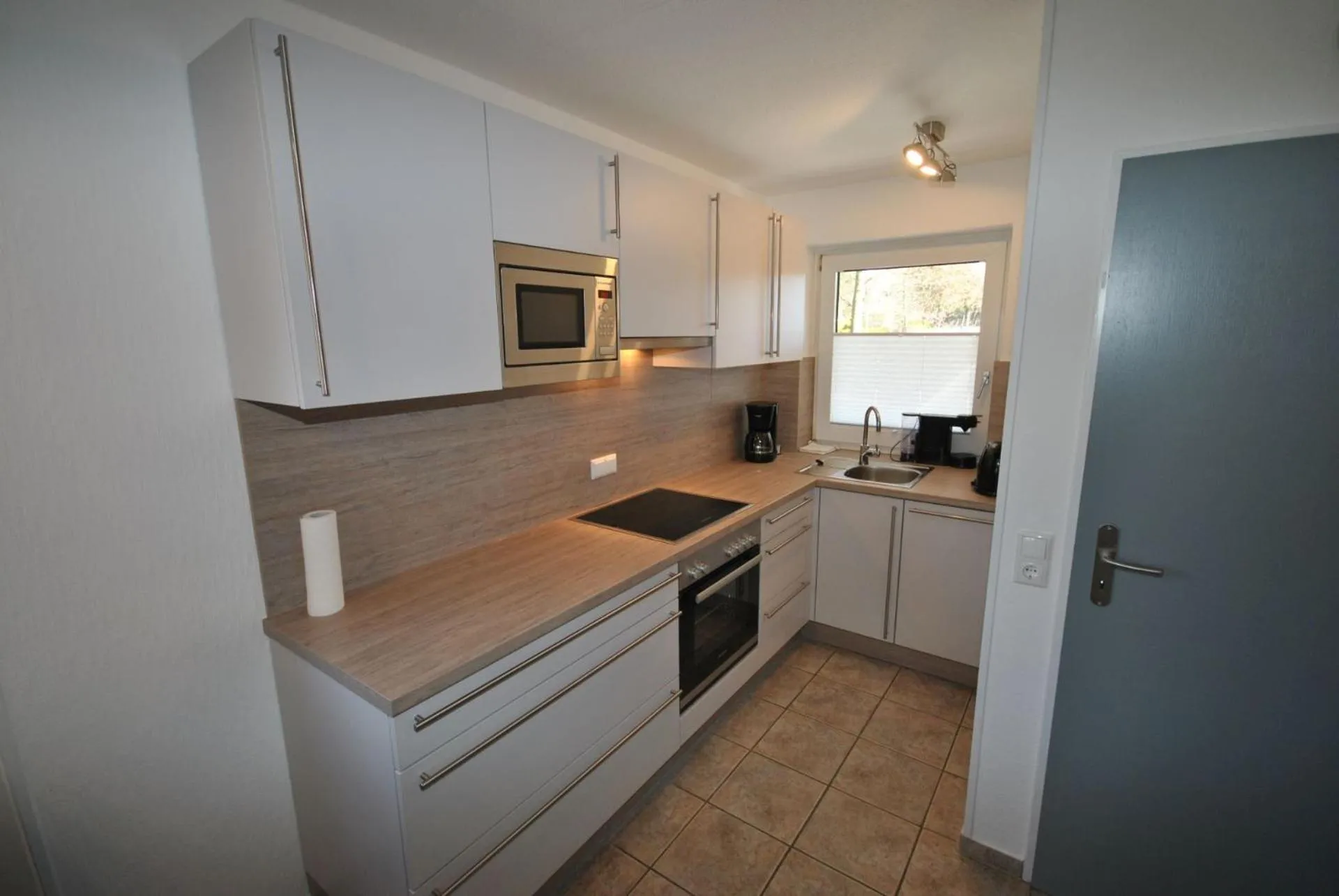 Kitchen or kitchenette in Ferienhaus Seestern I