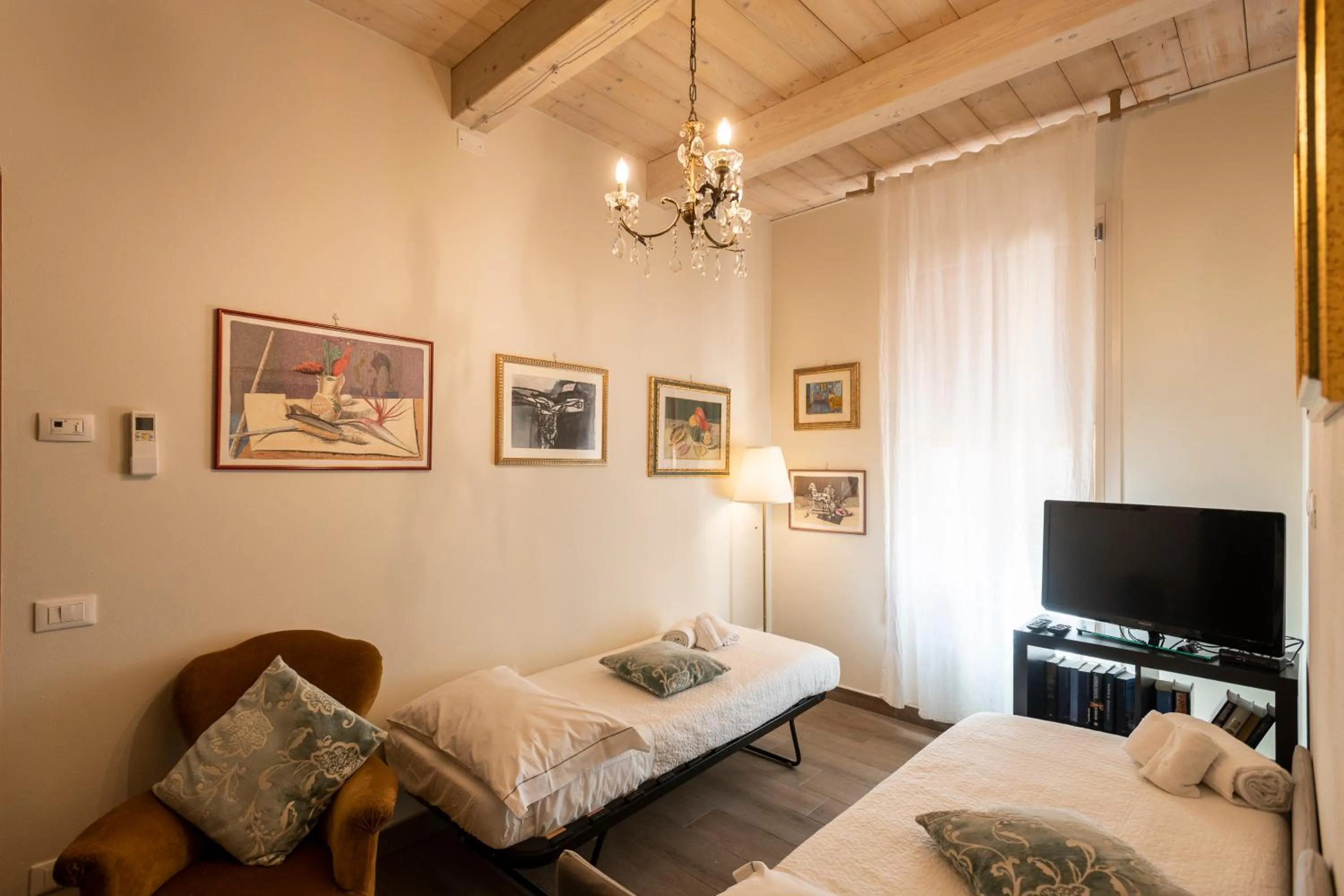 Bed in Al Battistero Luxury Suite