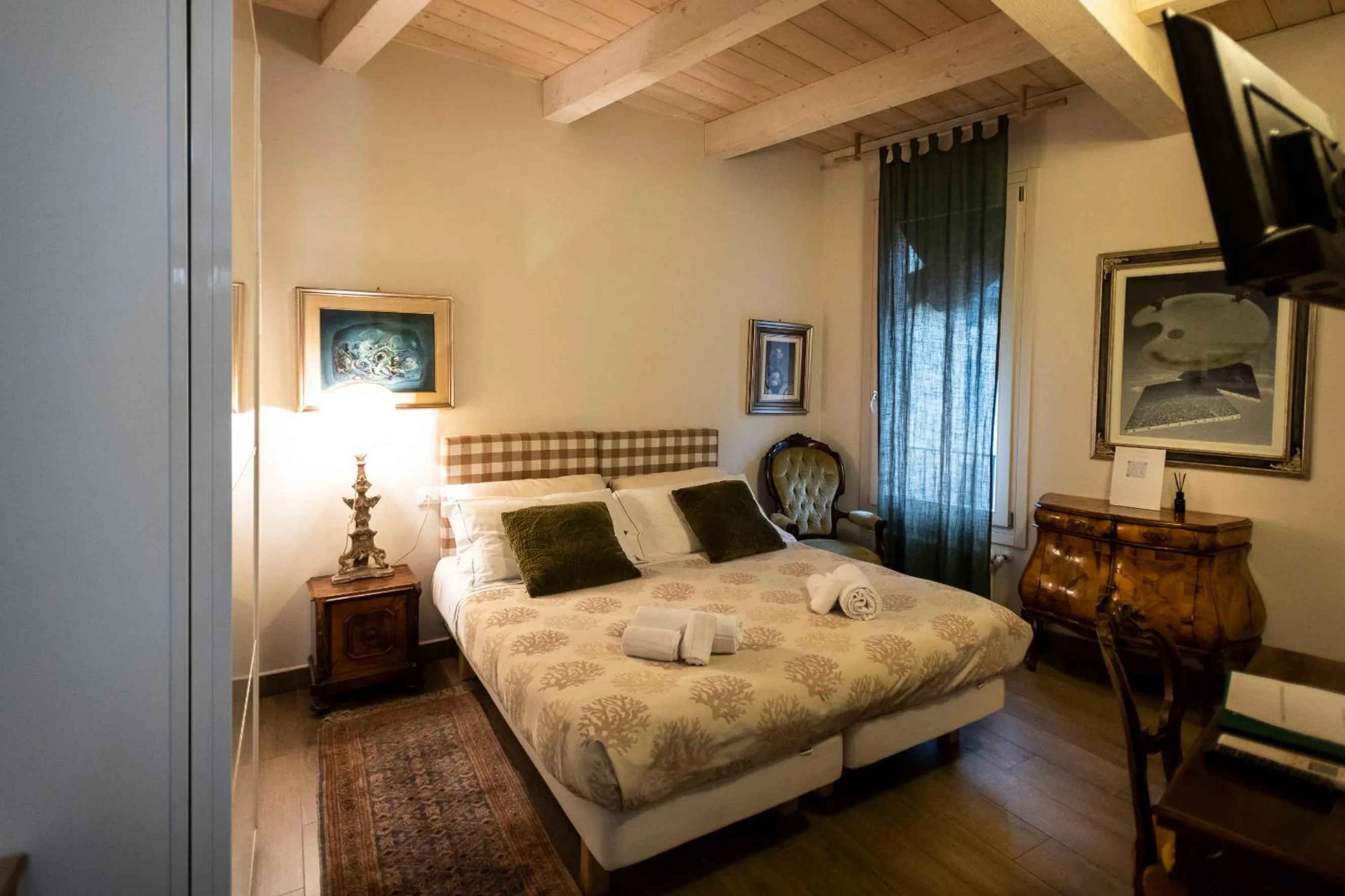 Bed in Al Battistero Luxury Suite