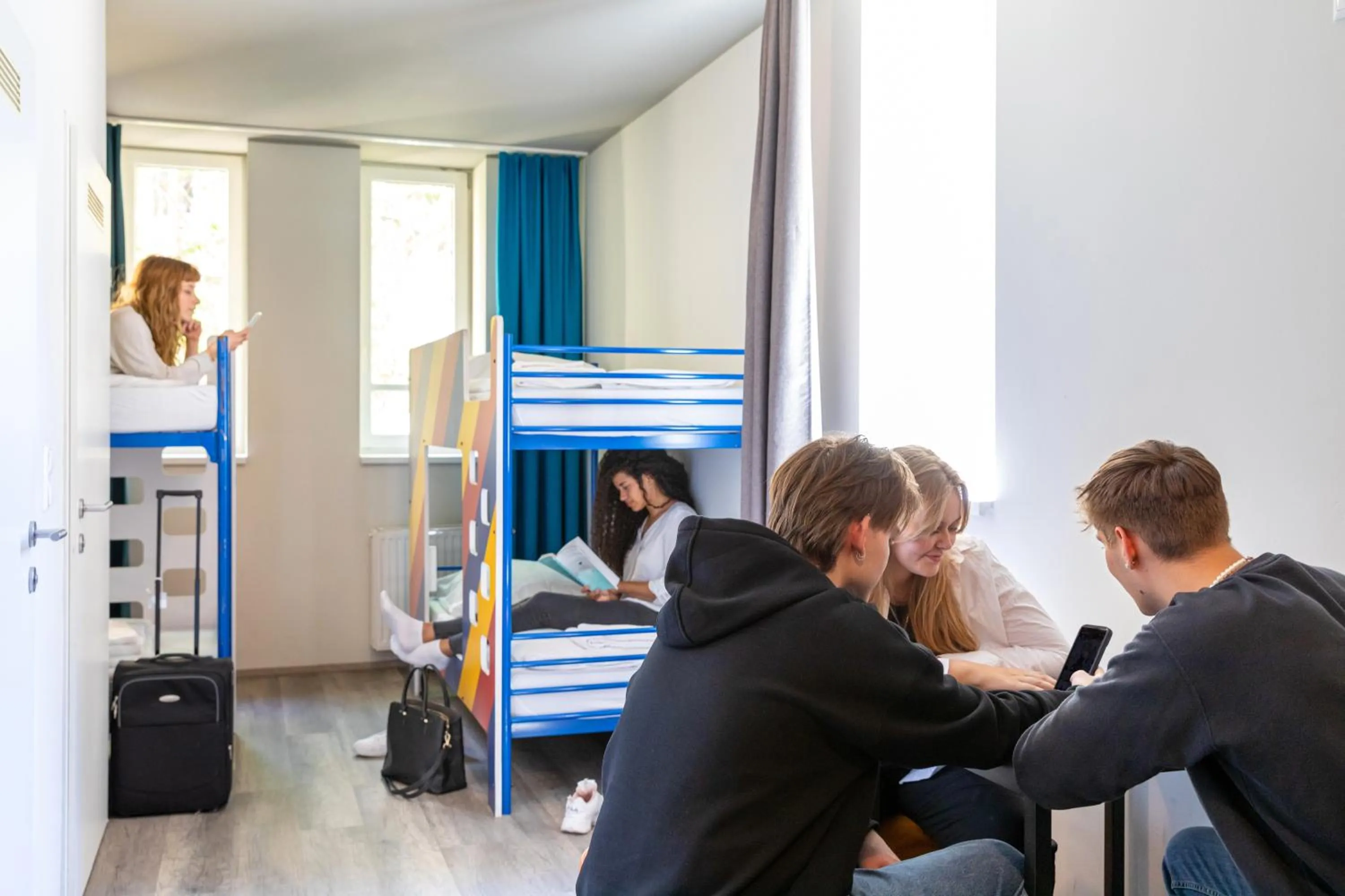 Photo of the whole room, Bed in a&o Wien Hauptbahnhof