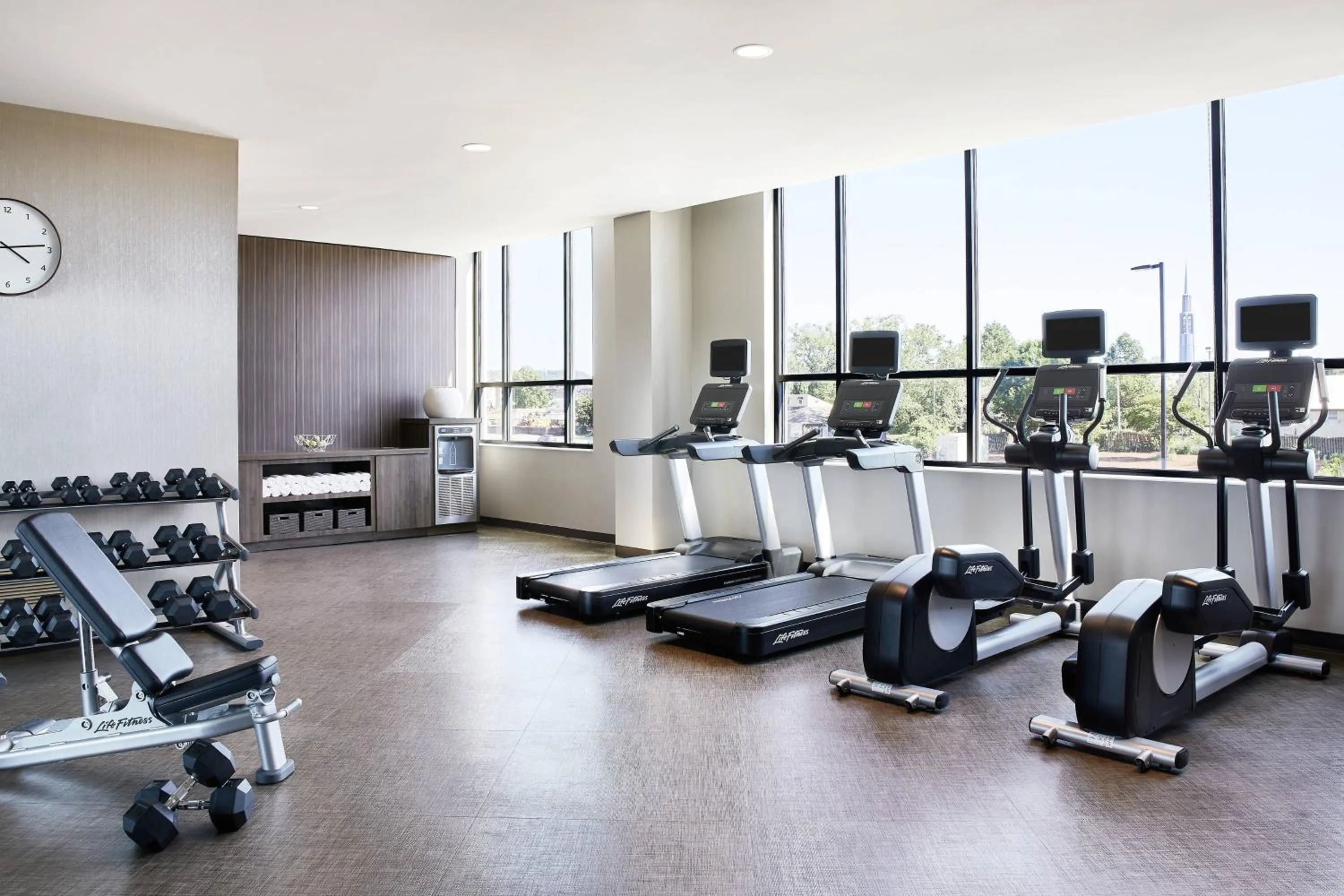 Fitness centre/facilities in AC Hotel by Marriott Huntsville Downtown