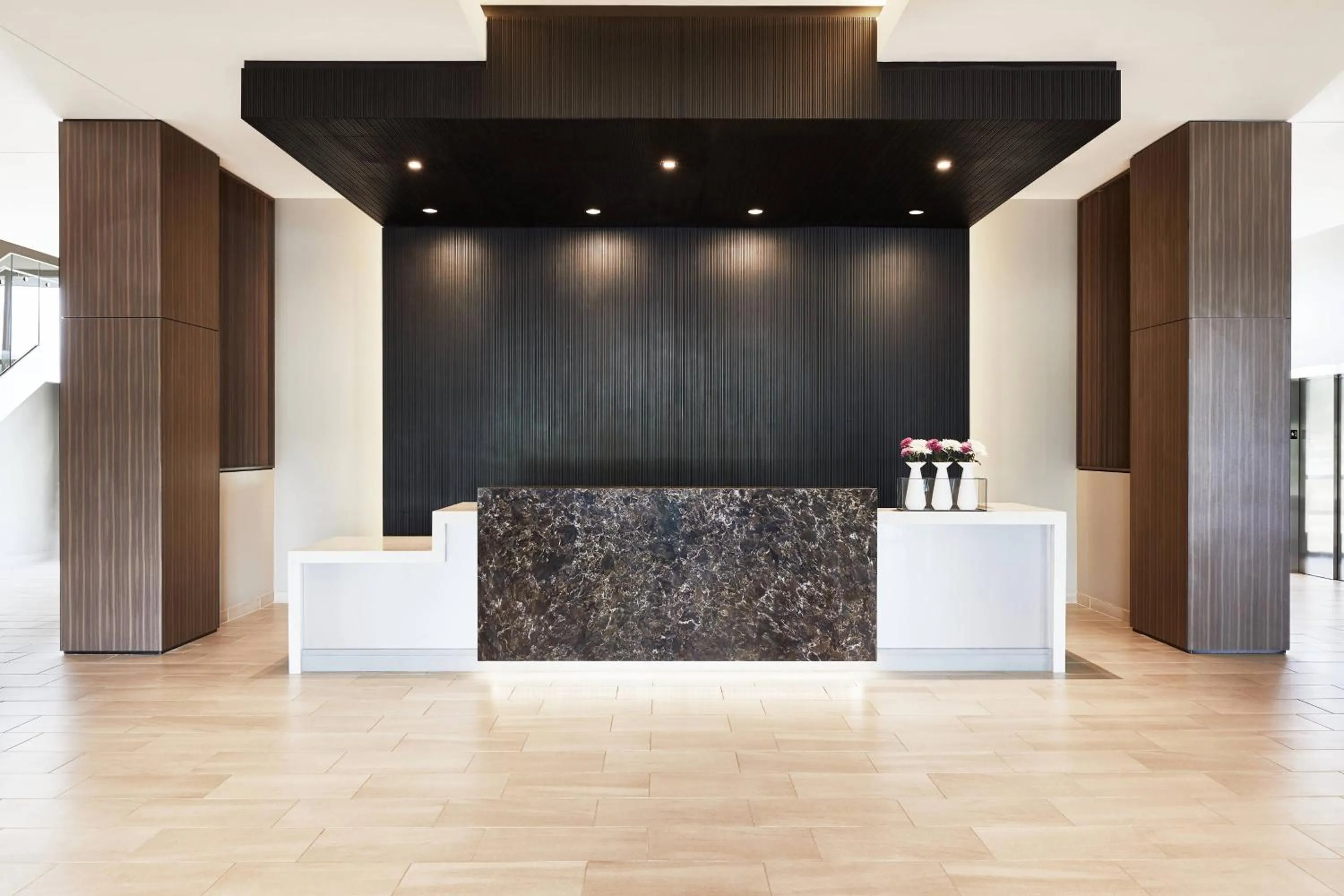 Lobby or reception in AC Hotel by Marriott Huntsville Downtown