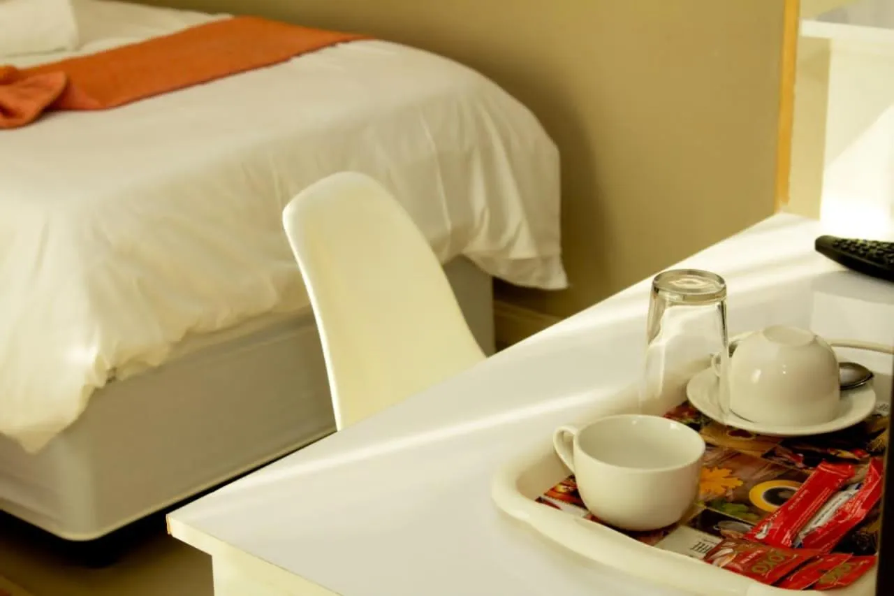 Bed in Vakhusi Guesthouse