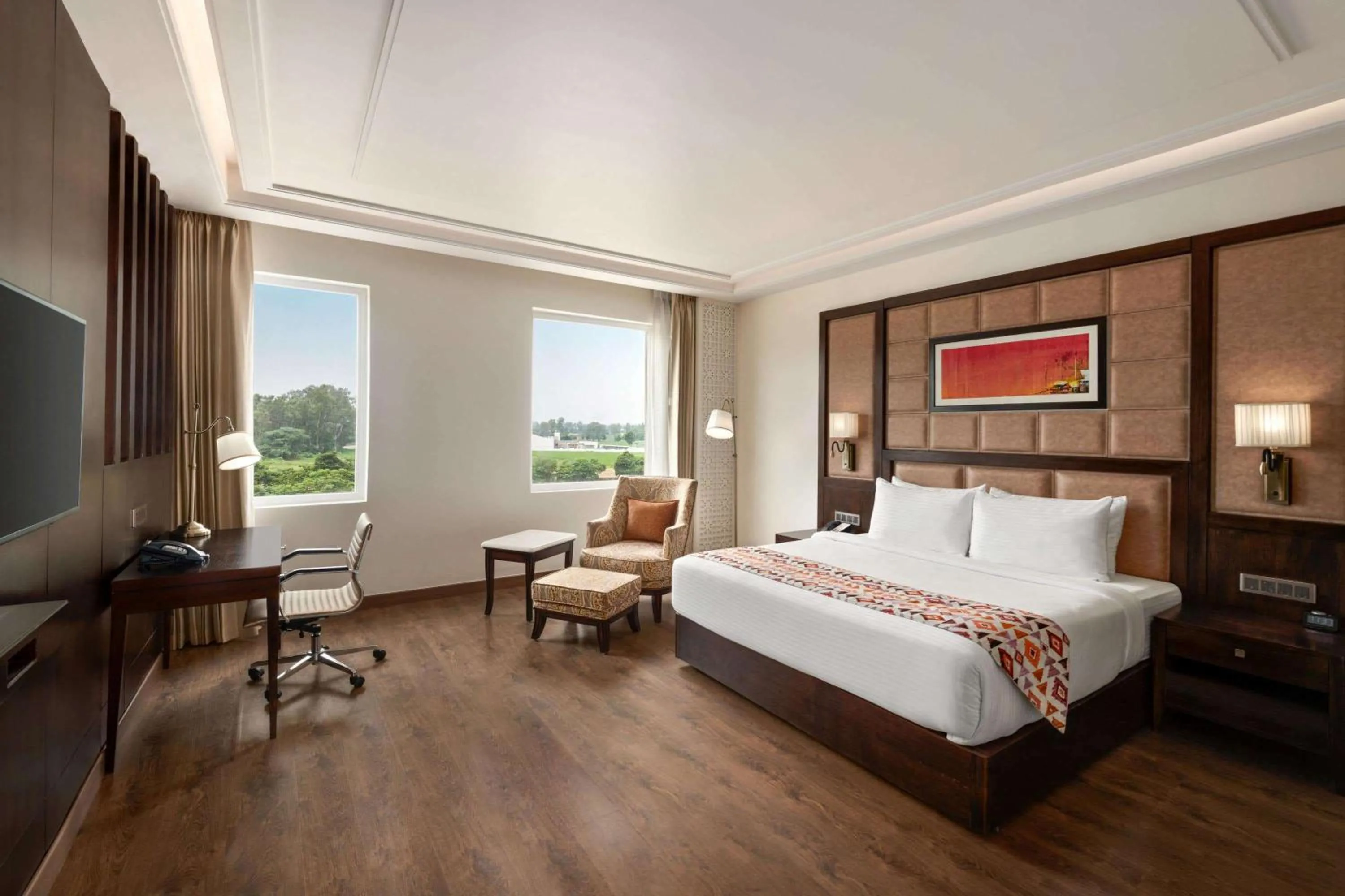 Photo of the whole room, Bed in Ramada by Wyndham Kapurthala