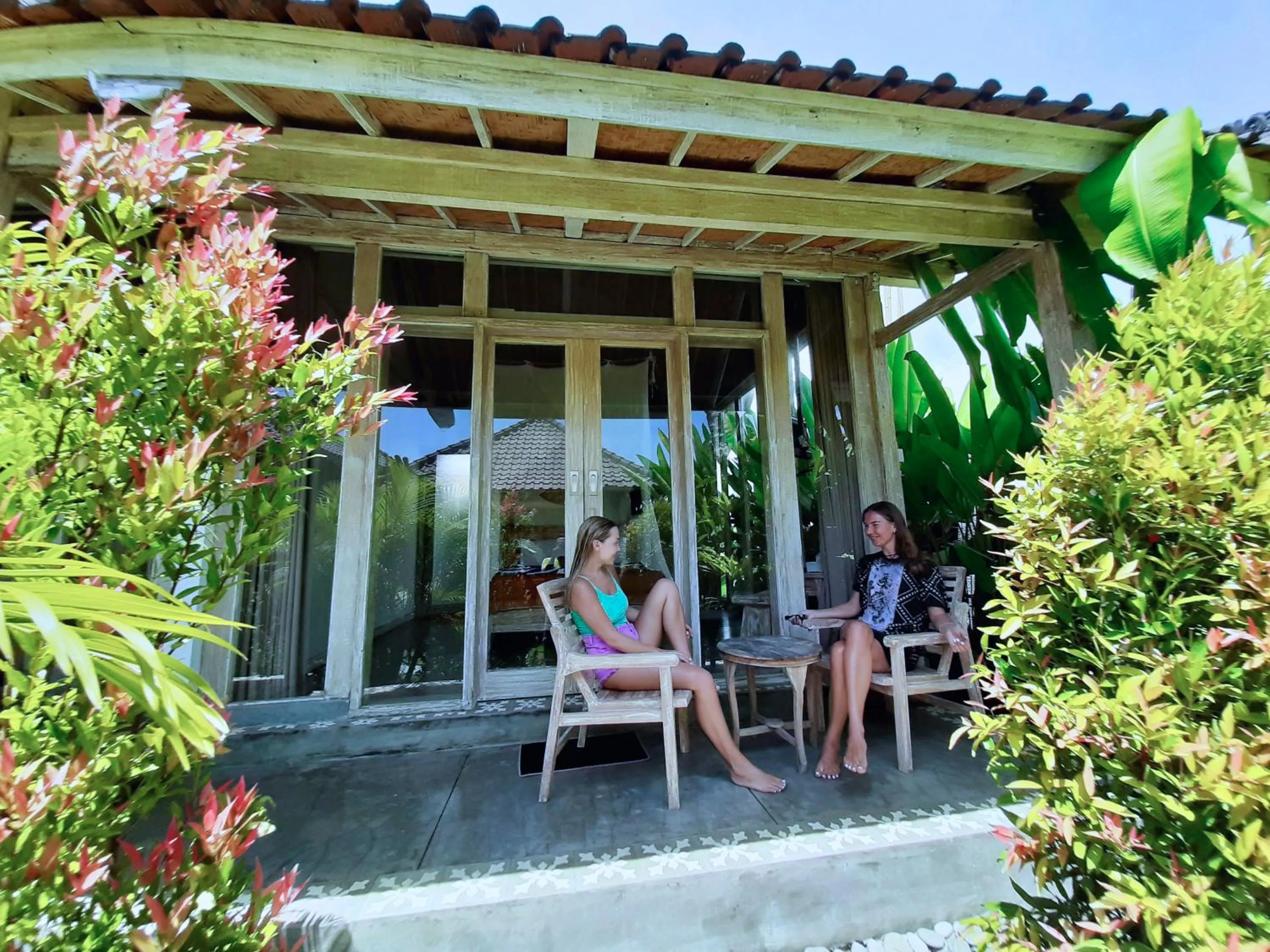 Balcony/Terrace in Villa Alisha Pererenan Canggu