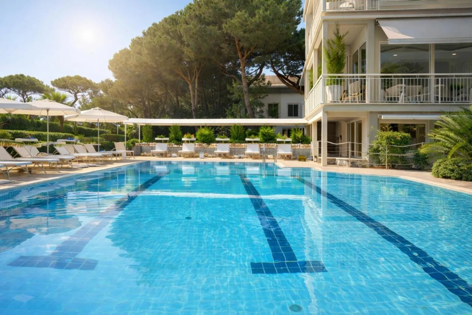 Swimming pool in HOTEL TRIONFAL - Fronte Mare - Vicinissimi al Centro