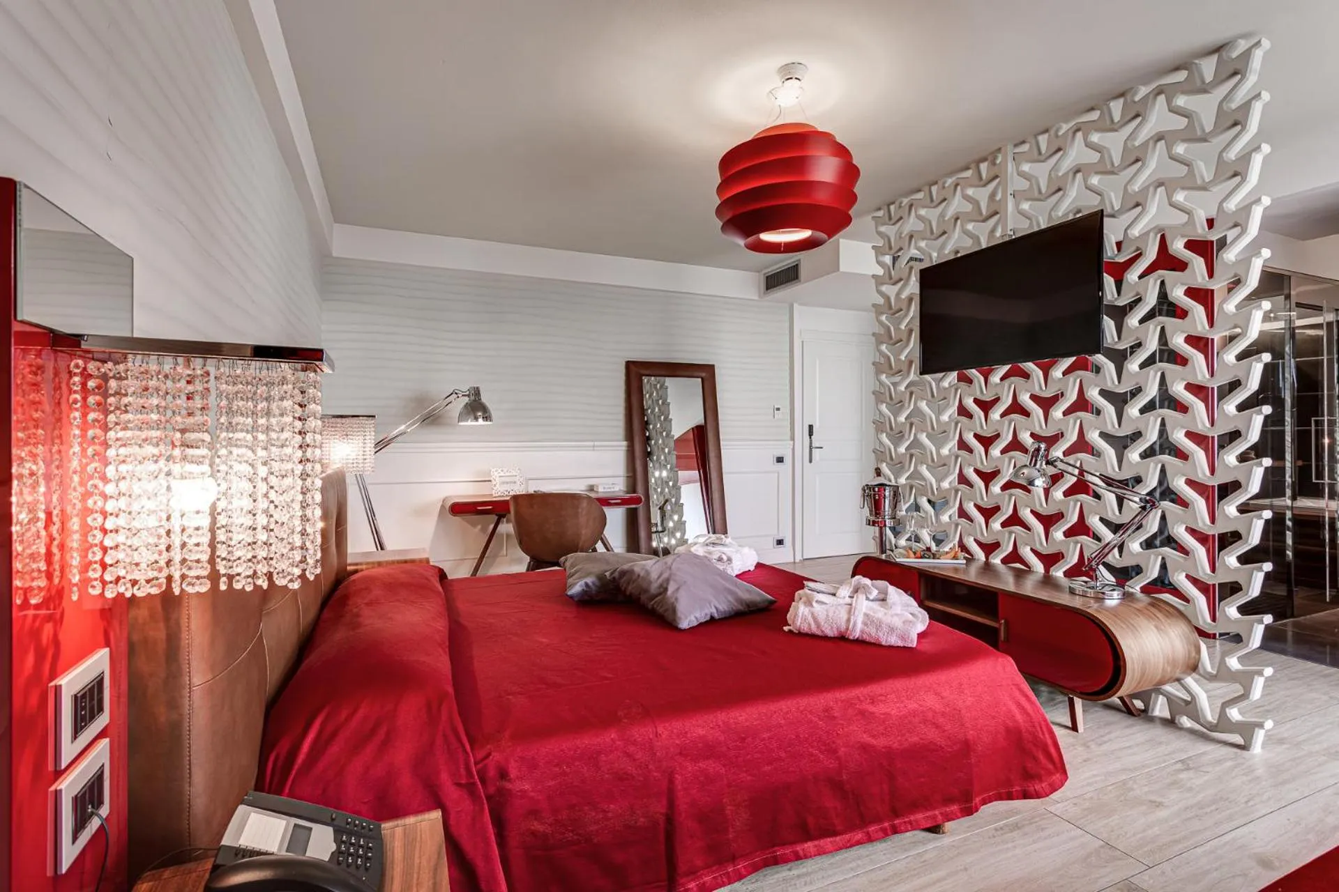 Bedroom, Bed in Hotel Buratti