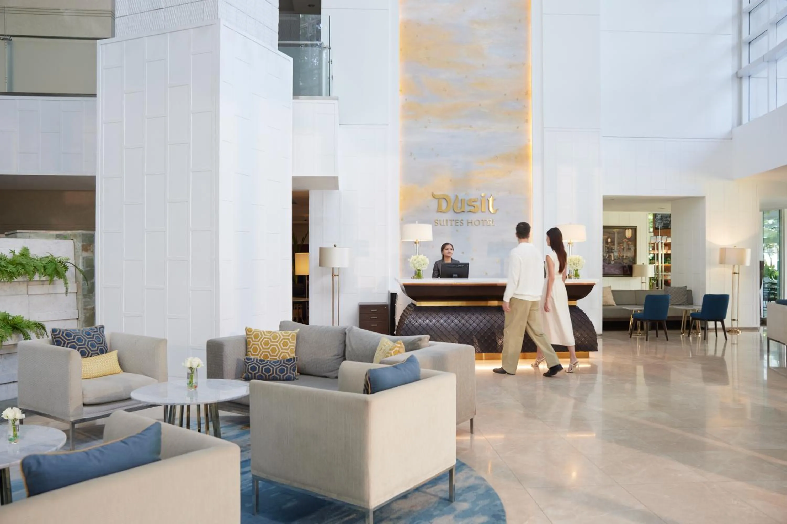 Lobby or reception in Dusit Suites Hotel Ratchadamri, Bangkok
