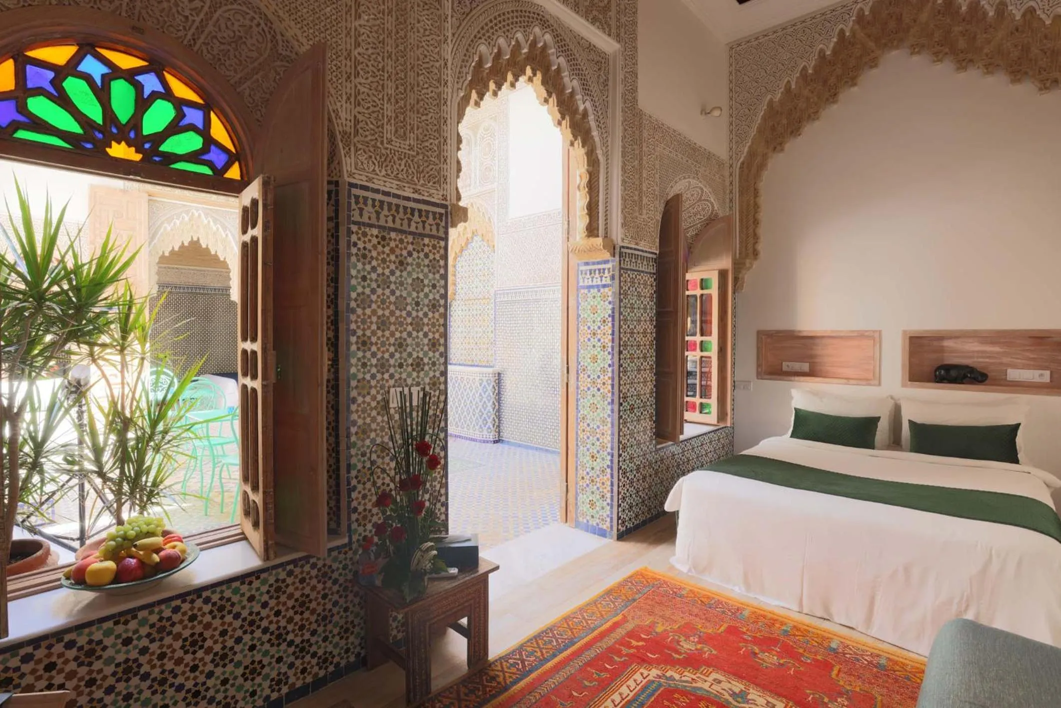 Bed in Riad Zyo