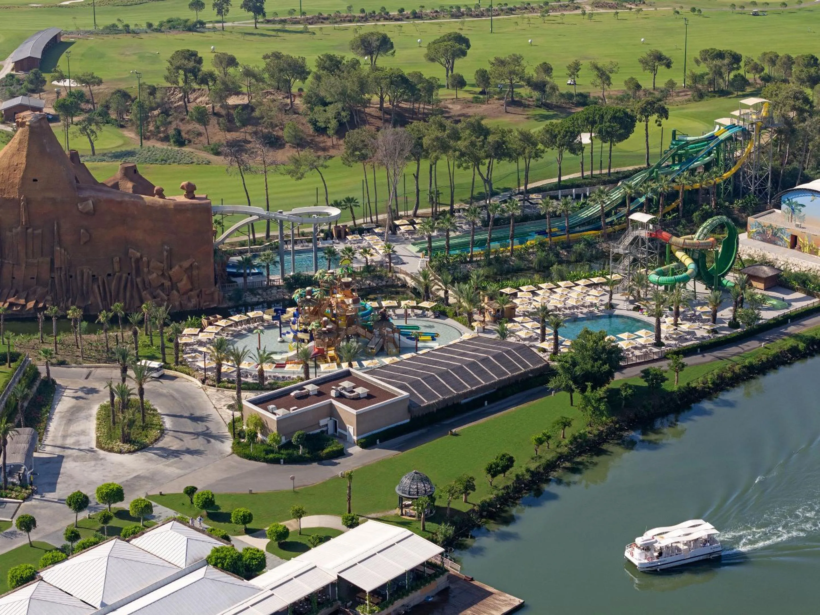 Aqua park in Titanic Deluxe Golf Belek