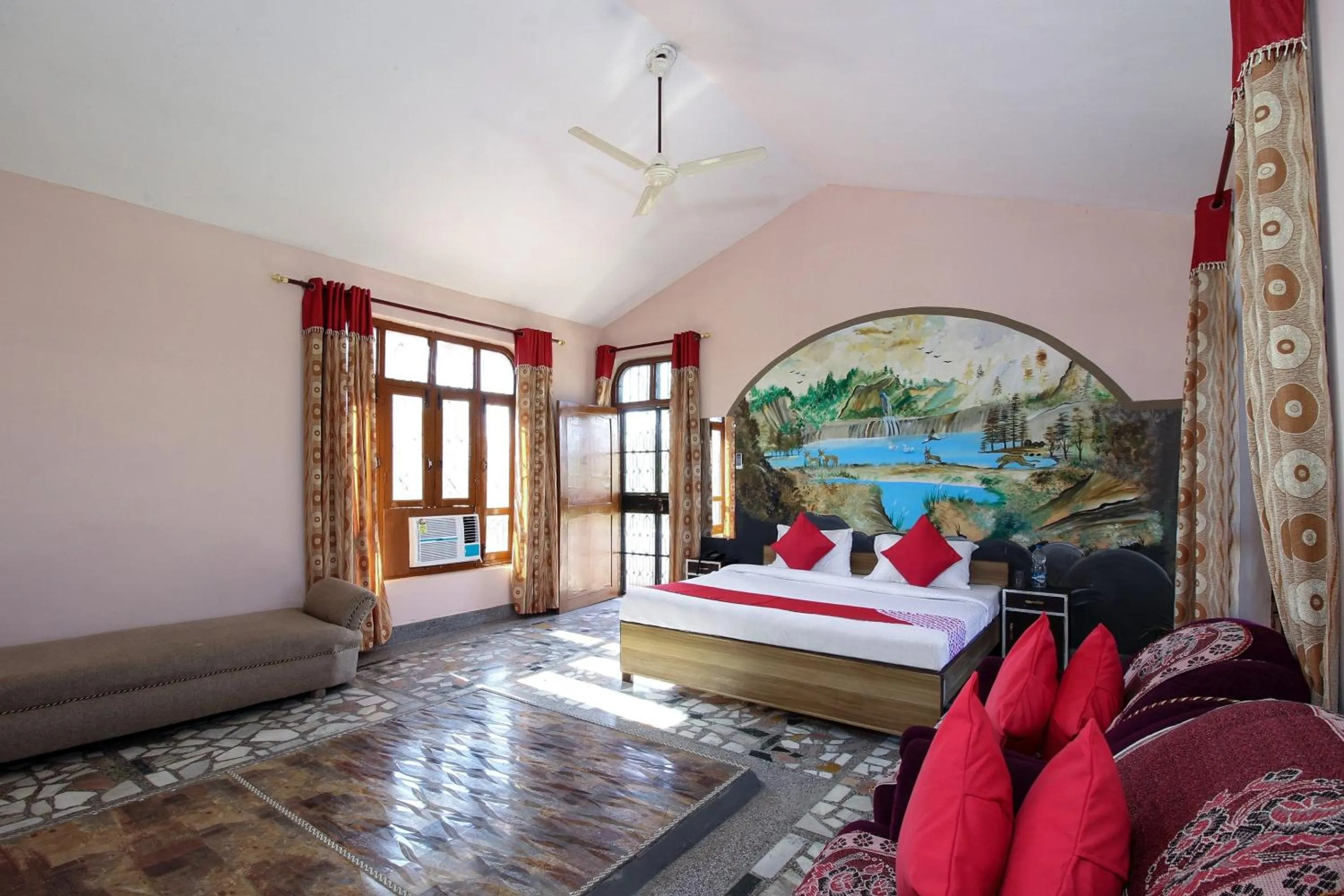 Bedroom in Hotel O Corbett Farm Homestay