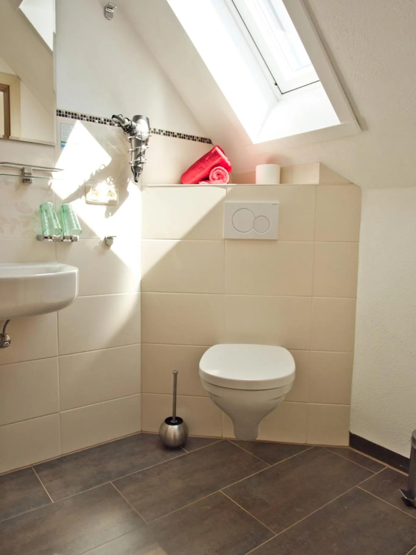 Bathroom in Kirschberghof Gästehaus und Weinverkauf