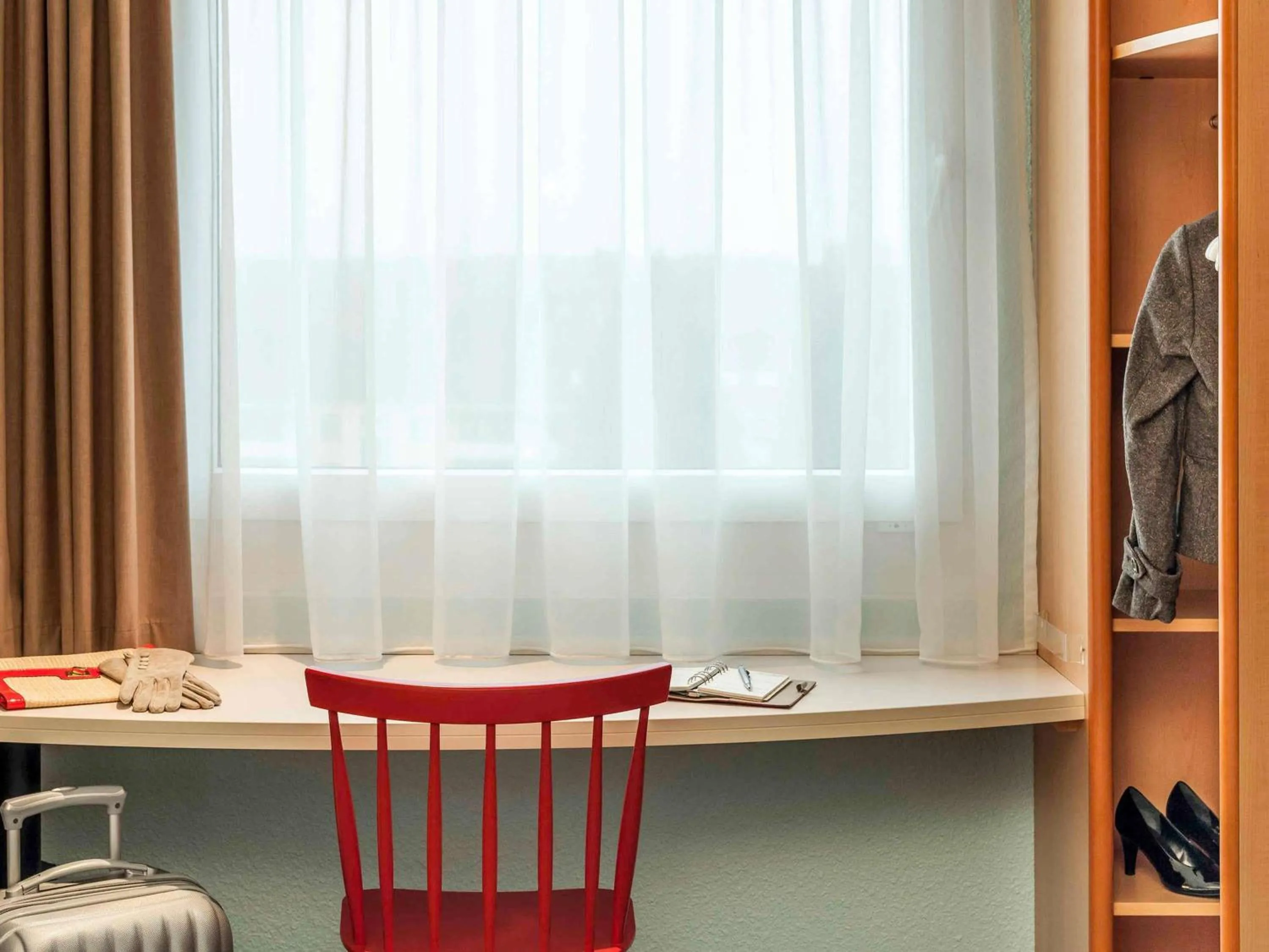 Bedroom in ibis Luebeck City