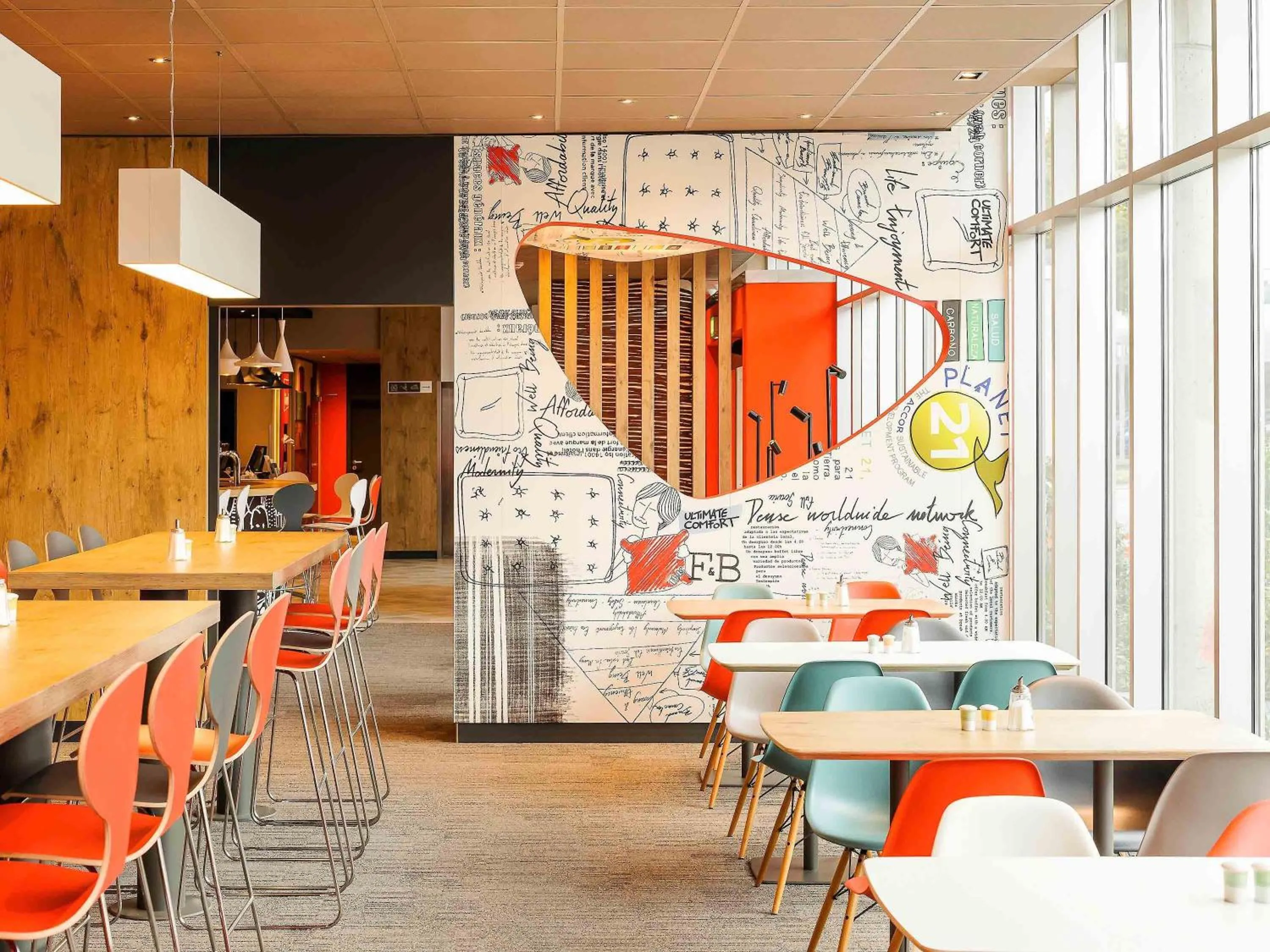 Lounge or bar in ibis Luebeck City