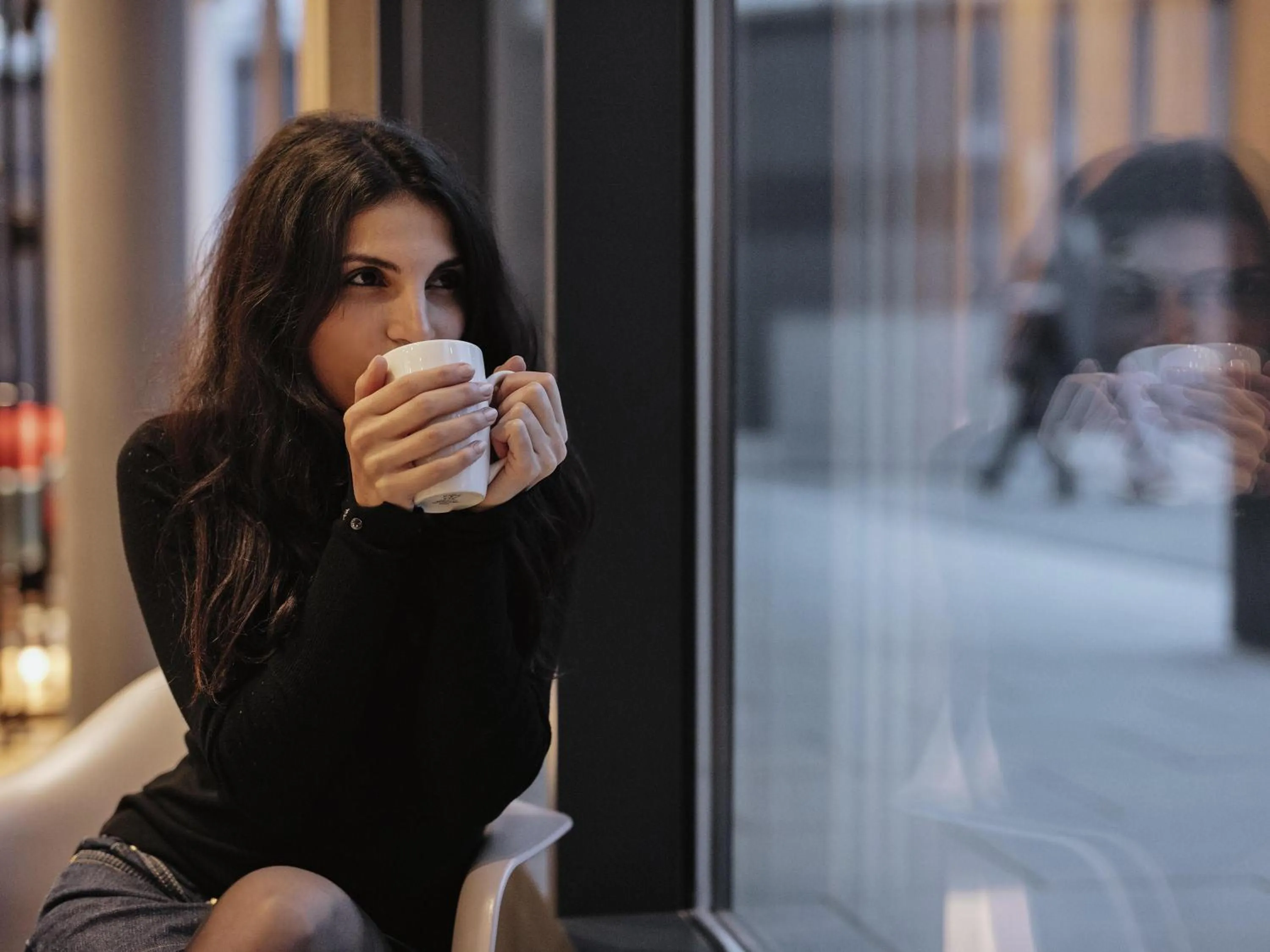 Lounge or bar in ibis Luebeck City