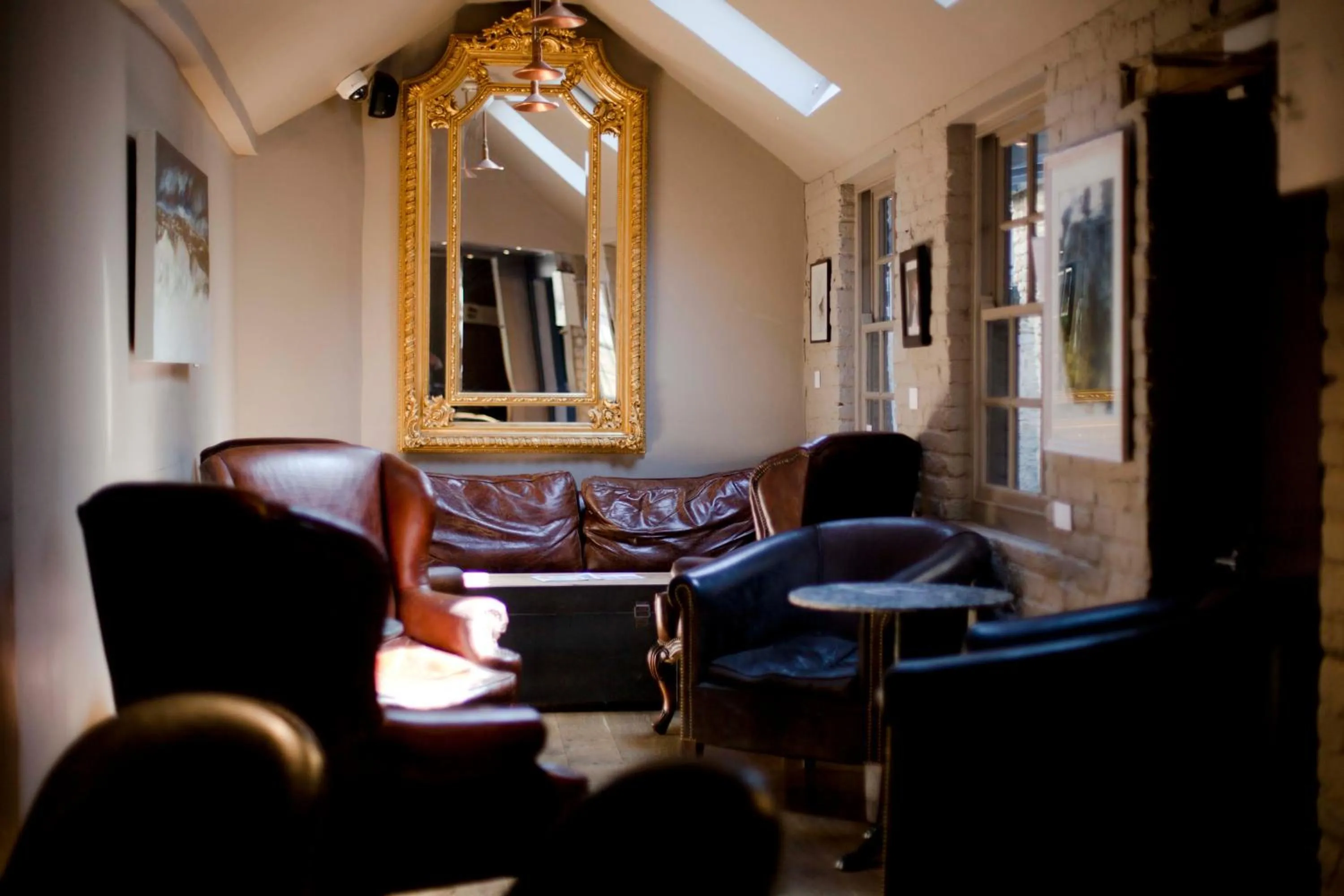 Communal lounge/ TV room in The Archangel,Restaurant & Bar with Rooms