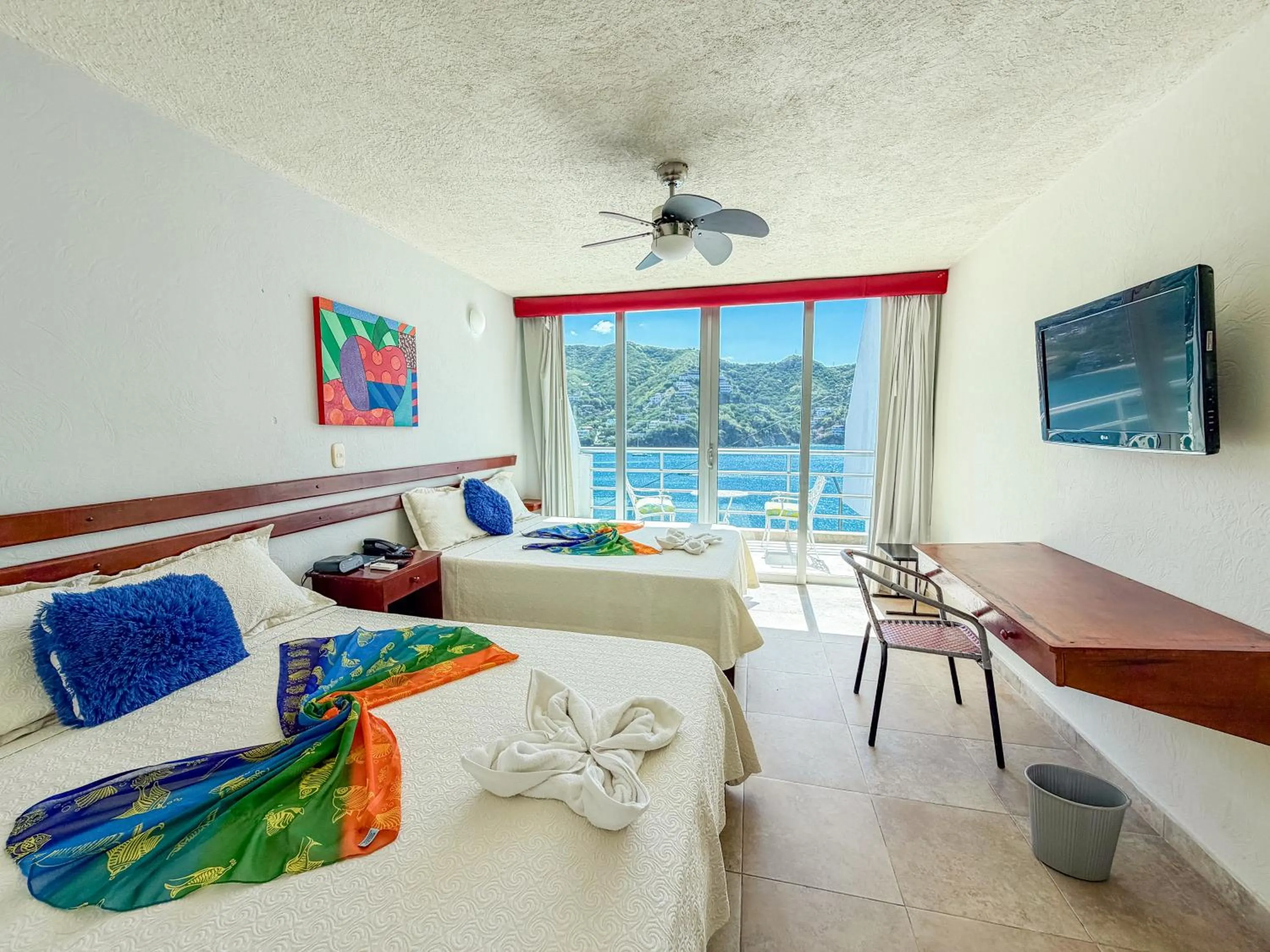 Bedroom in Hotel Bahia Taganga