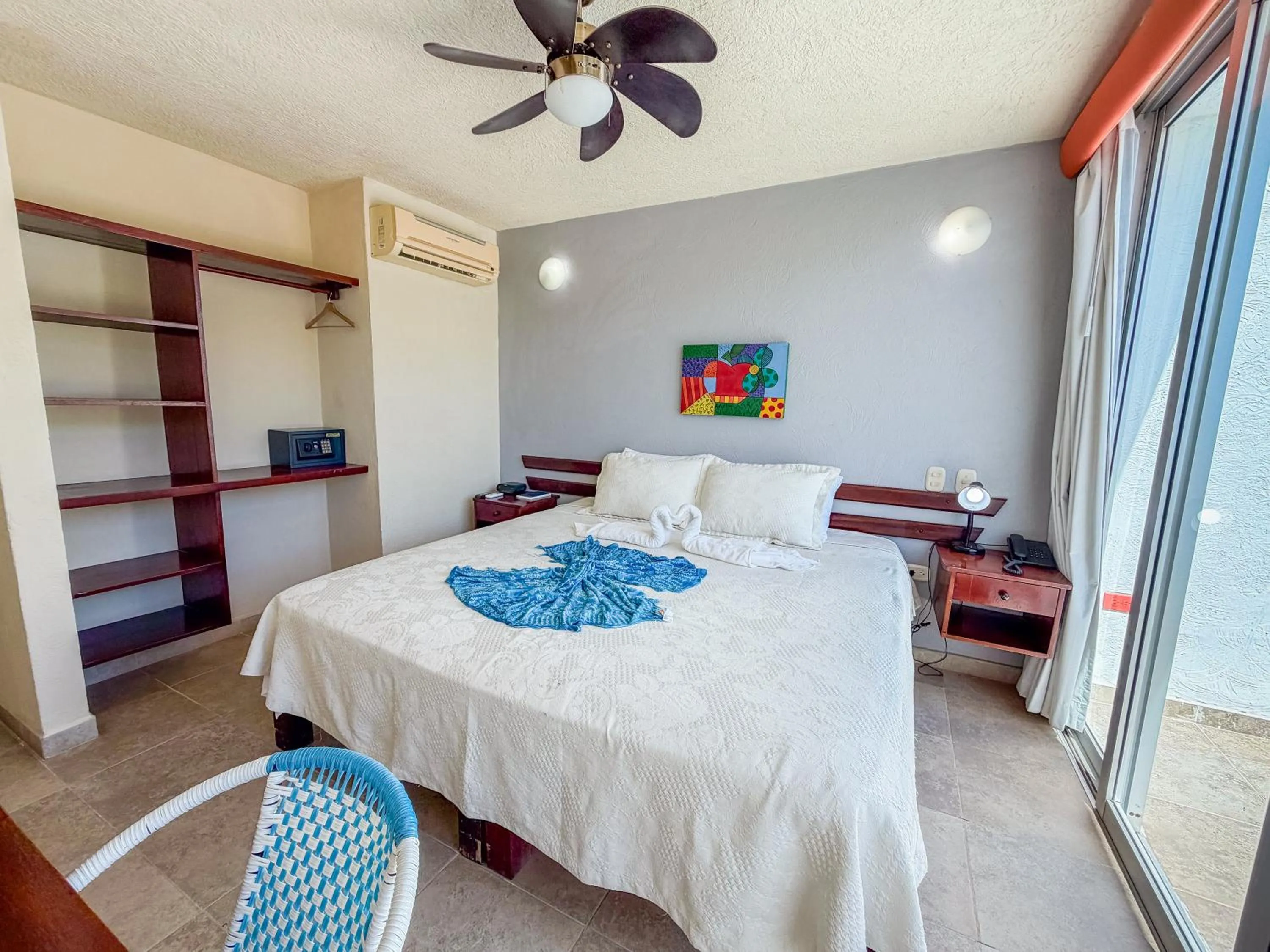 Bedroom, Bed in Hotel Bahia Taganga